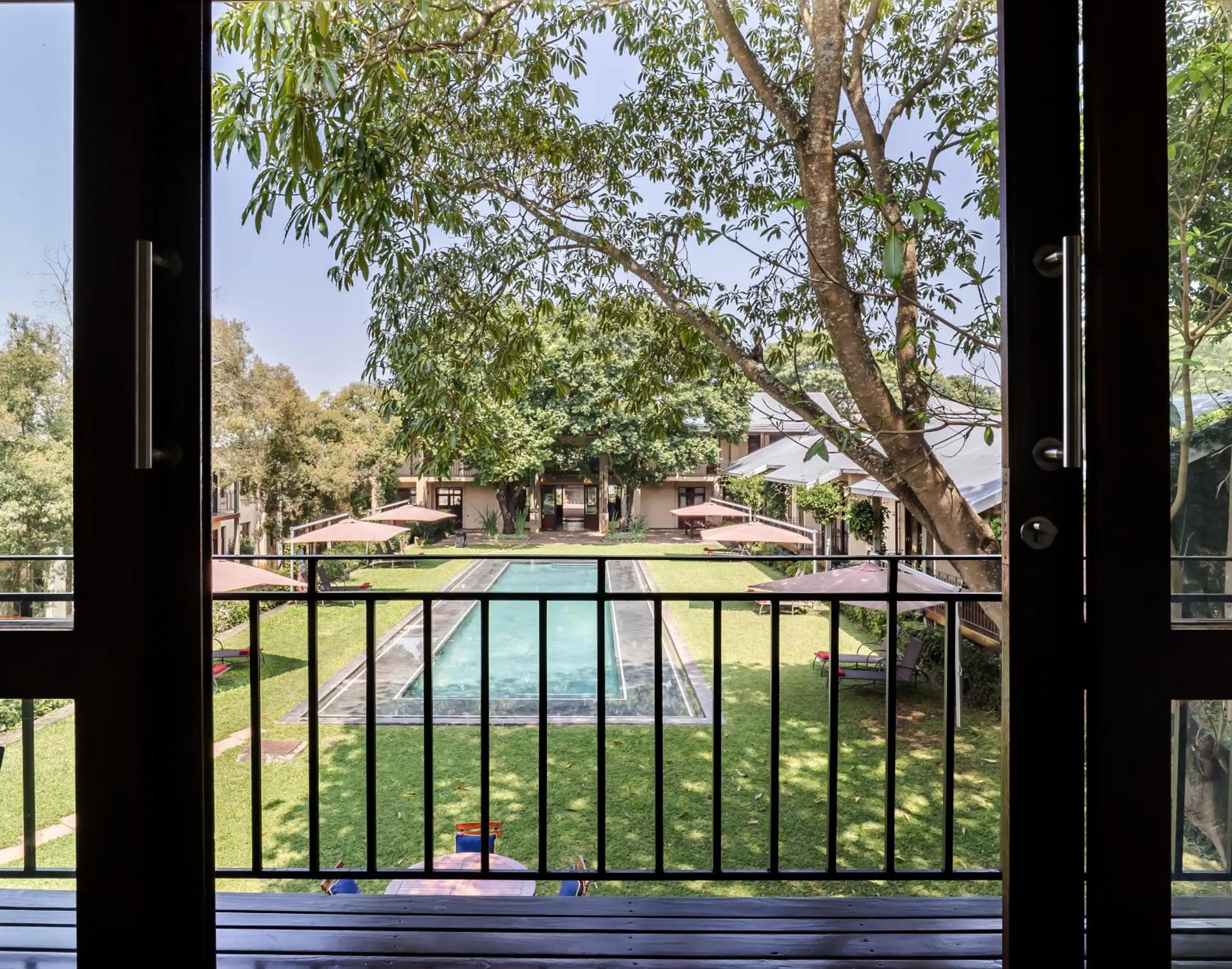 Garden view in Casterbridge Hollow Boutique Hotel