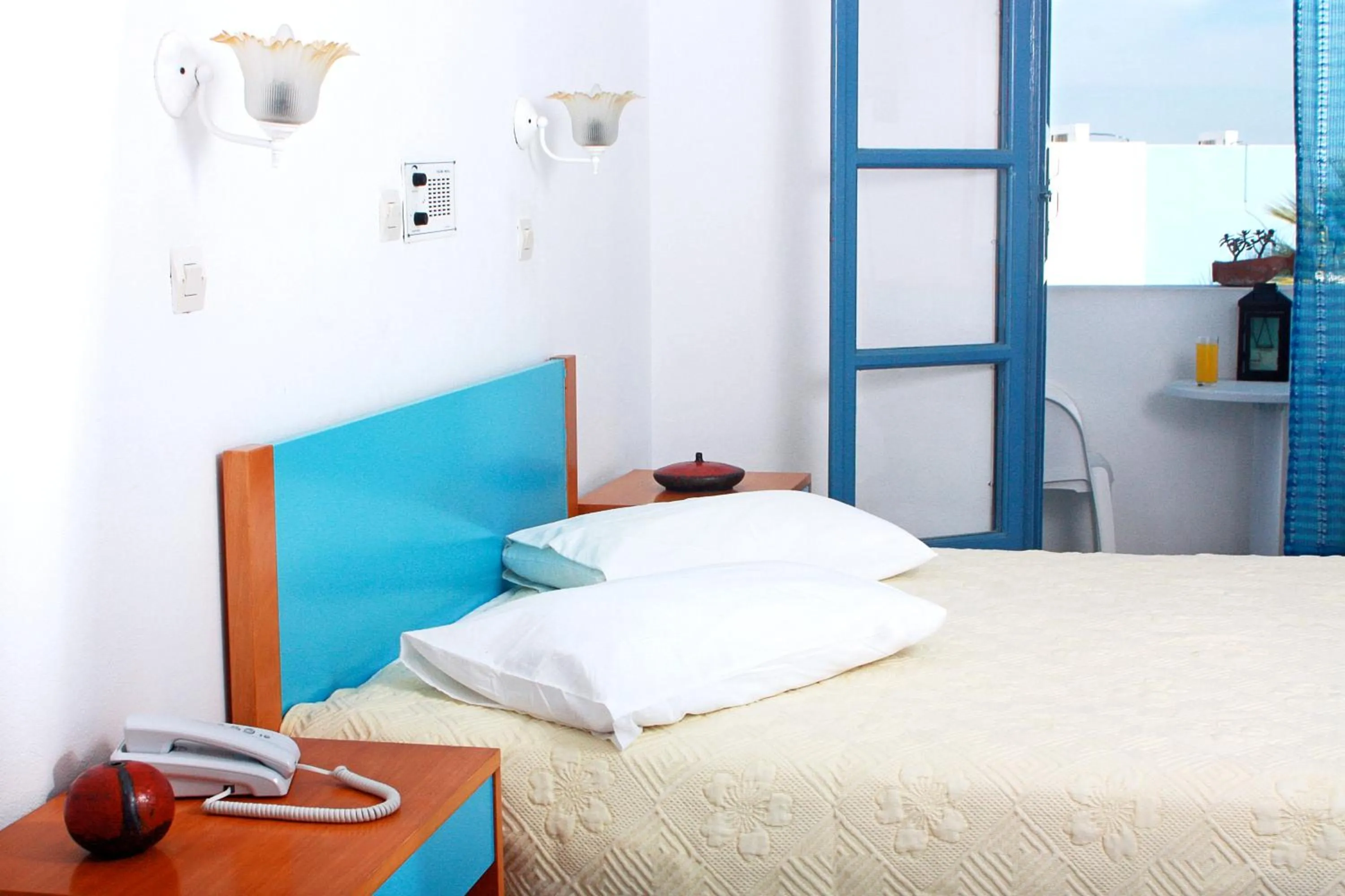 Decorative detail, Bed in Hotel Kalma