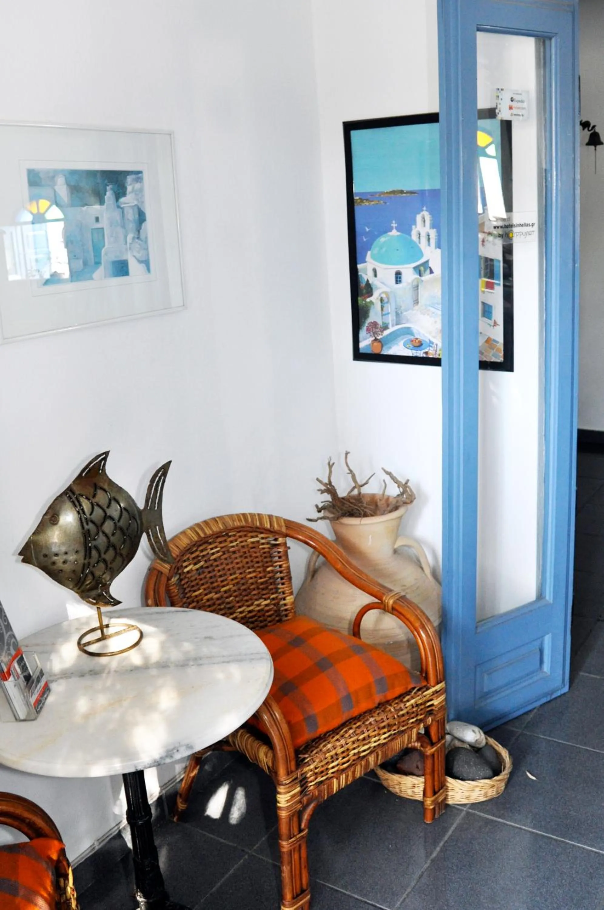 Decorative detail in Hotel Kalma