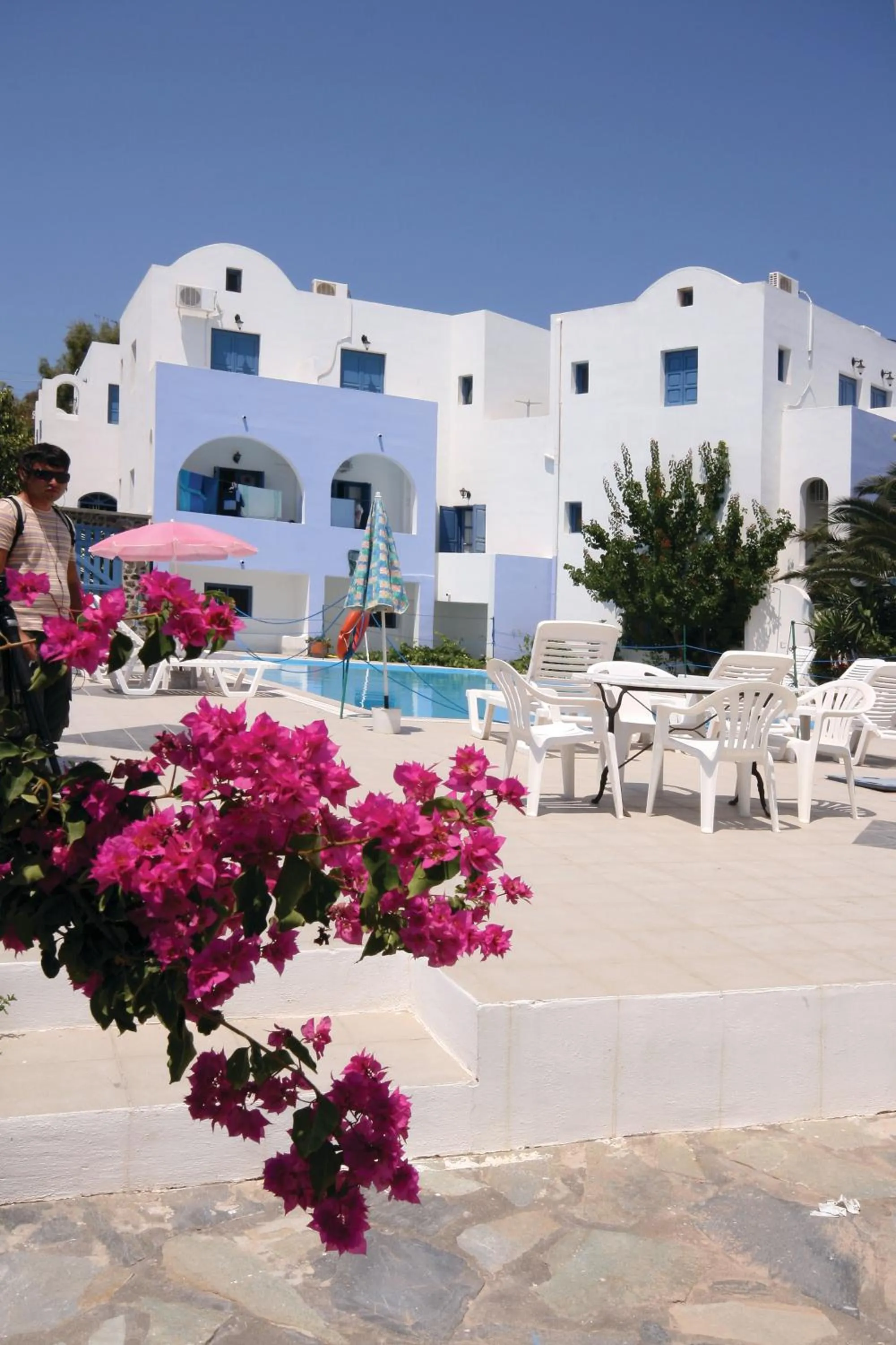 Pool view in Hotel Kalma