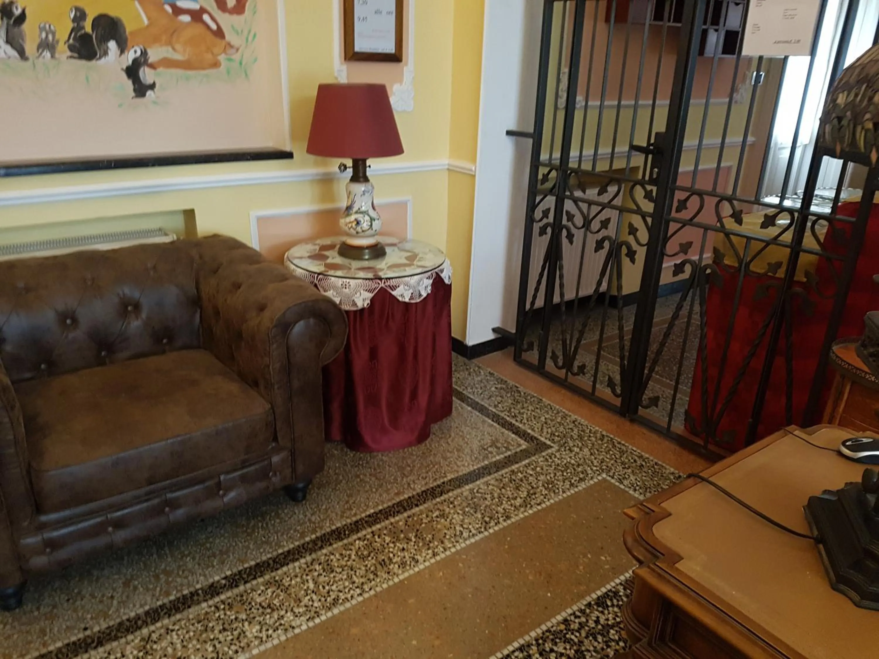 Lobby or reception in B&B Villa Gavina