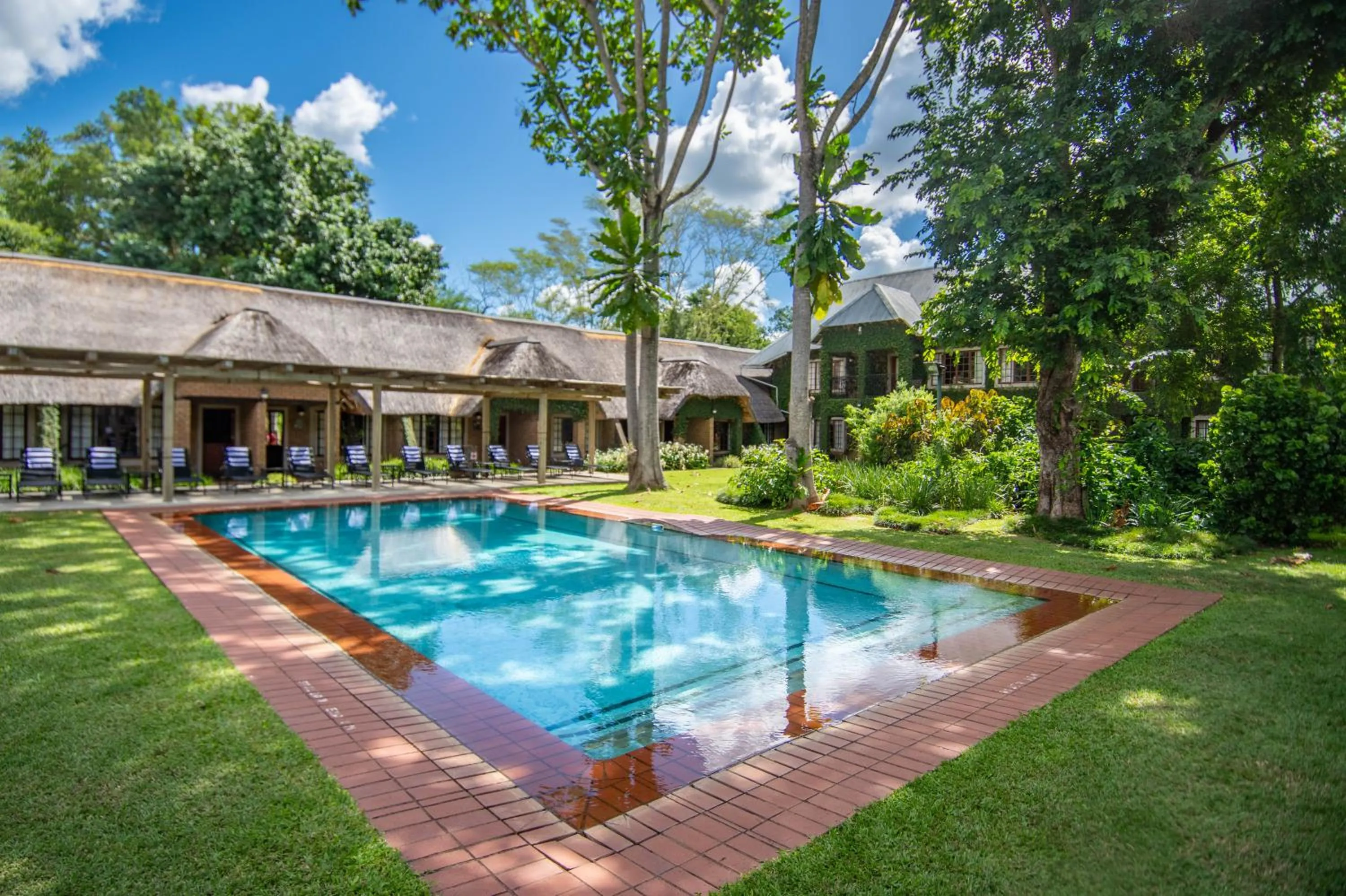 Pool view in Hippo Hollow Country Estate