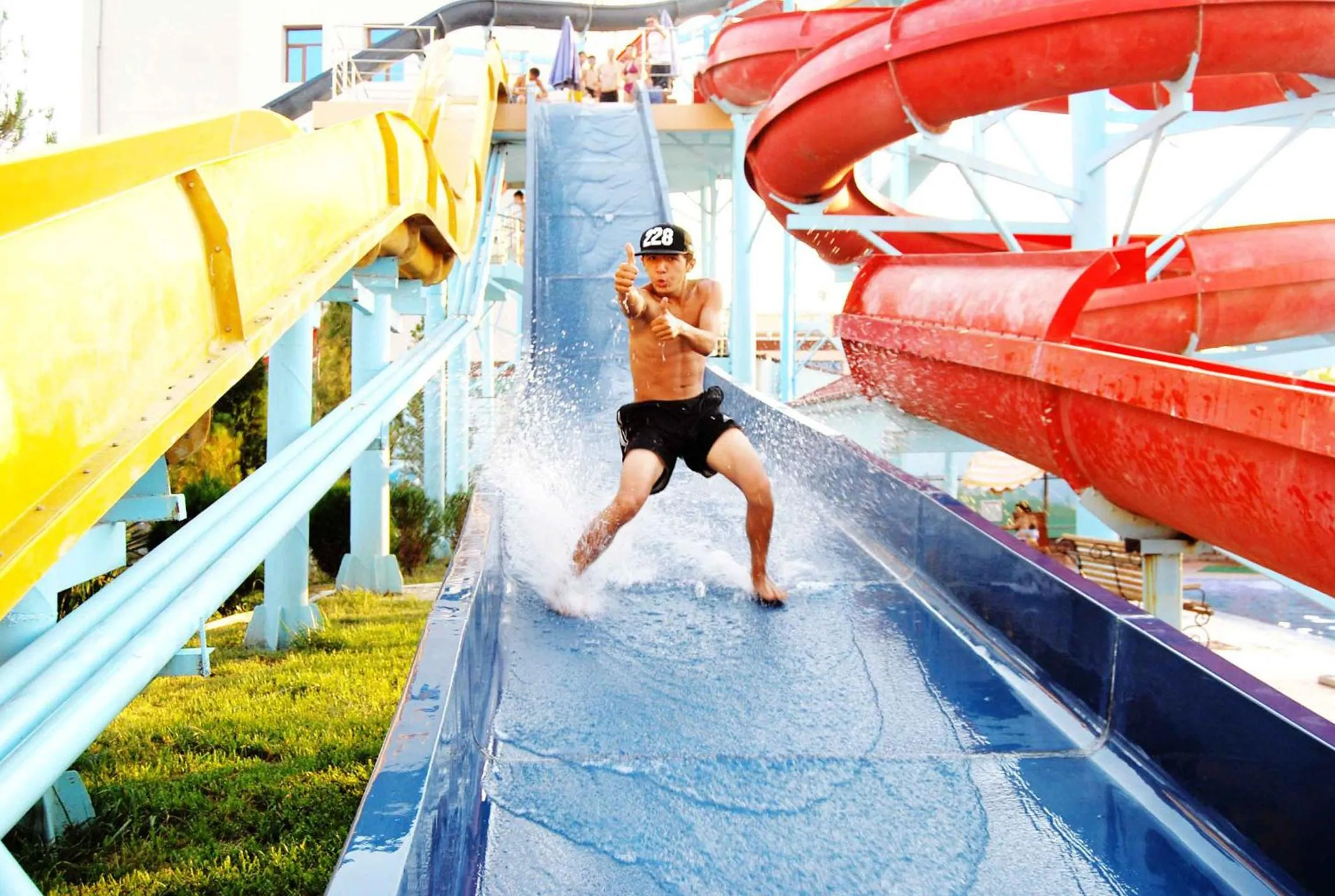 People in Golden Valley Hotel