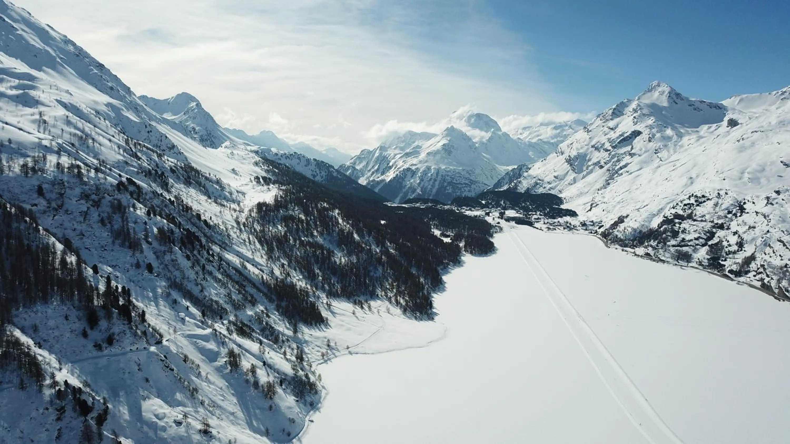 Natural landscape in Hotel Ristorante Lagrev