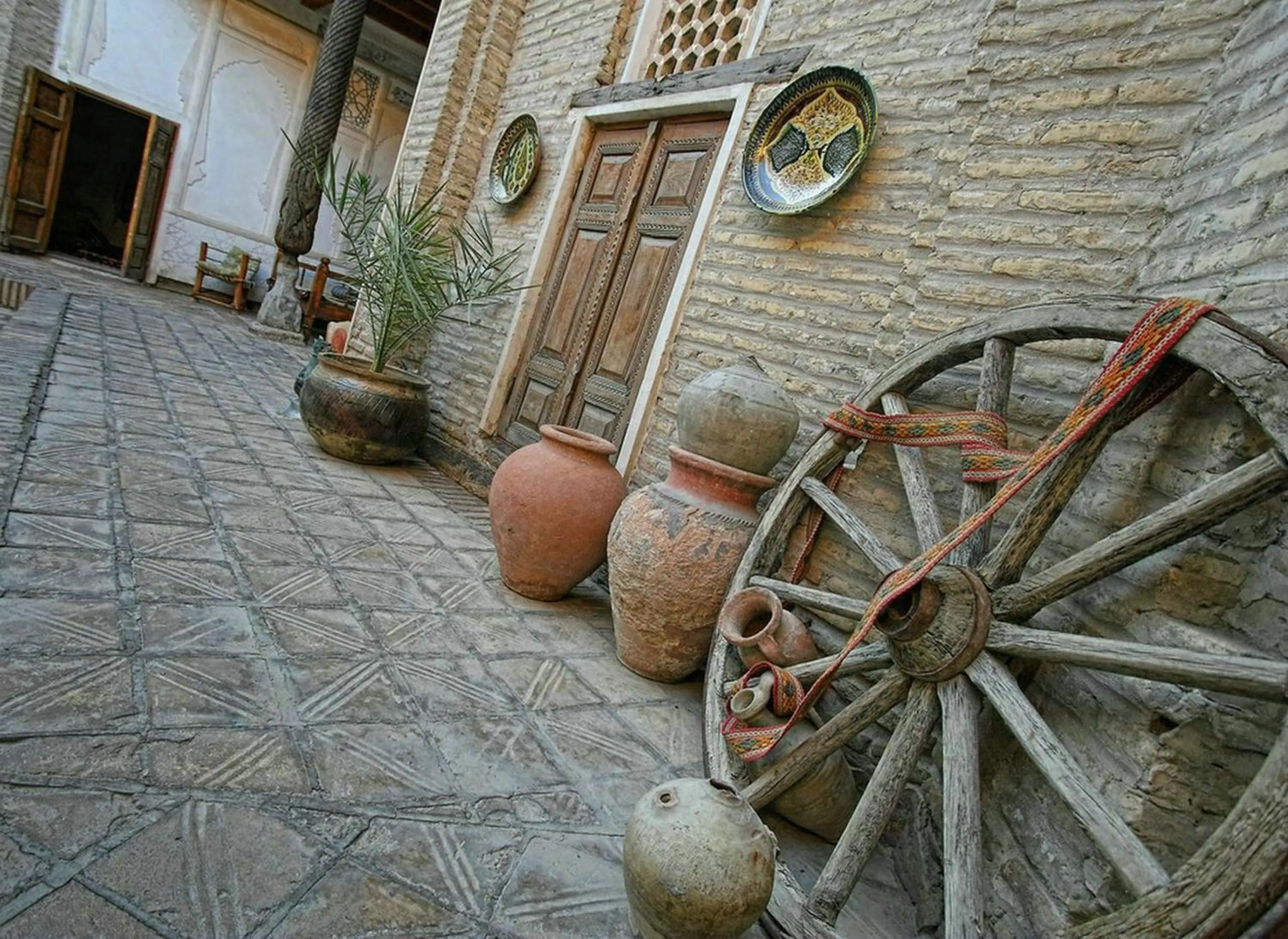 Decorative detail in Amulet Hotel