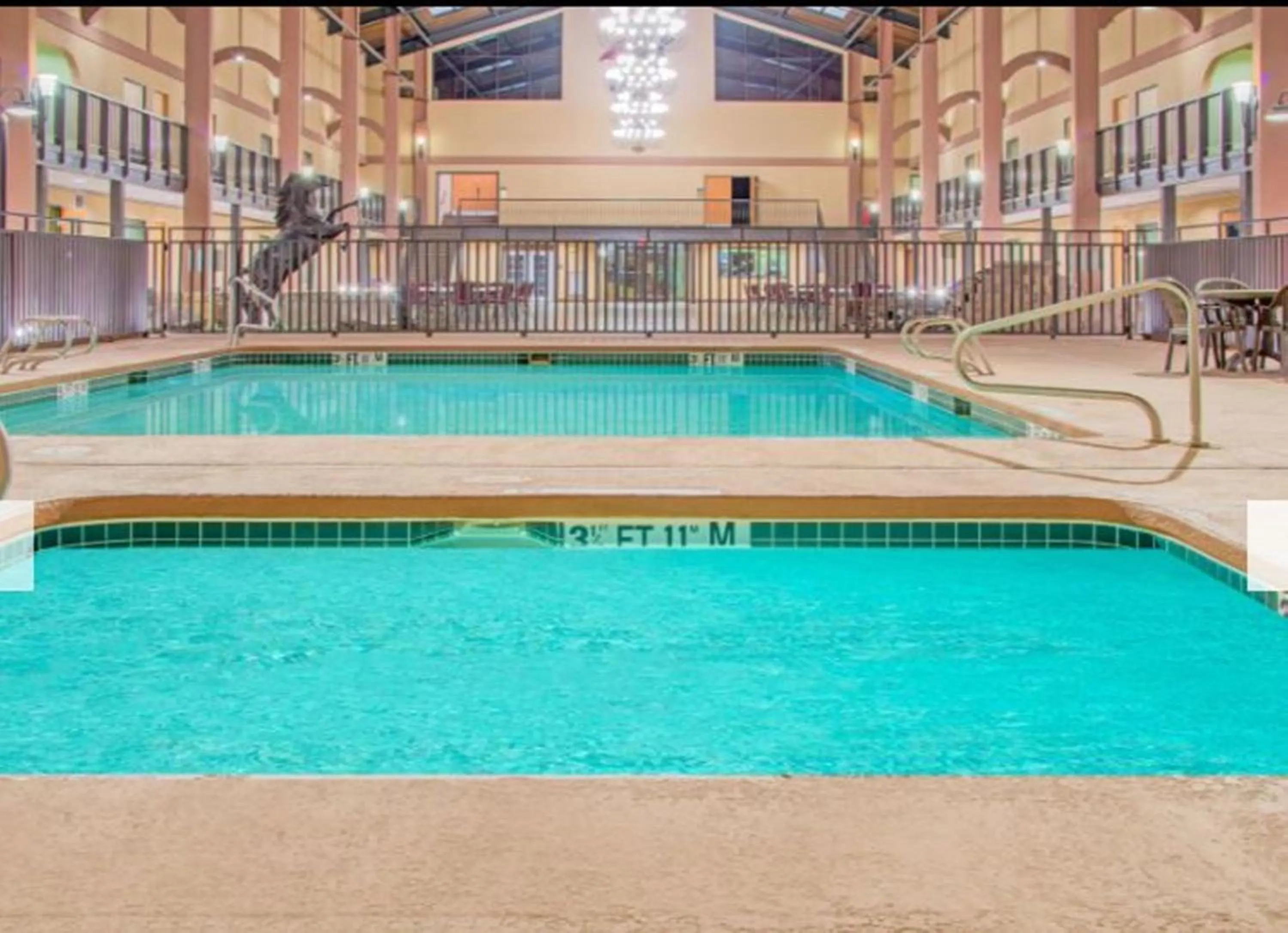 Swimming pool in Days Inn by Wyndham Lubbock South