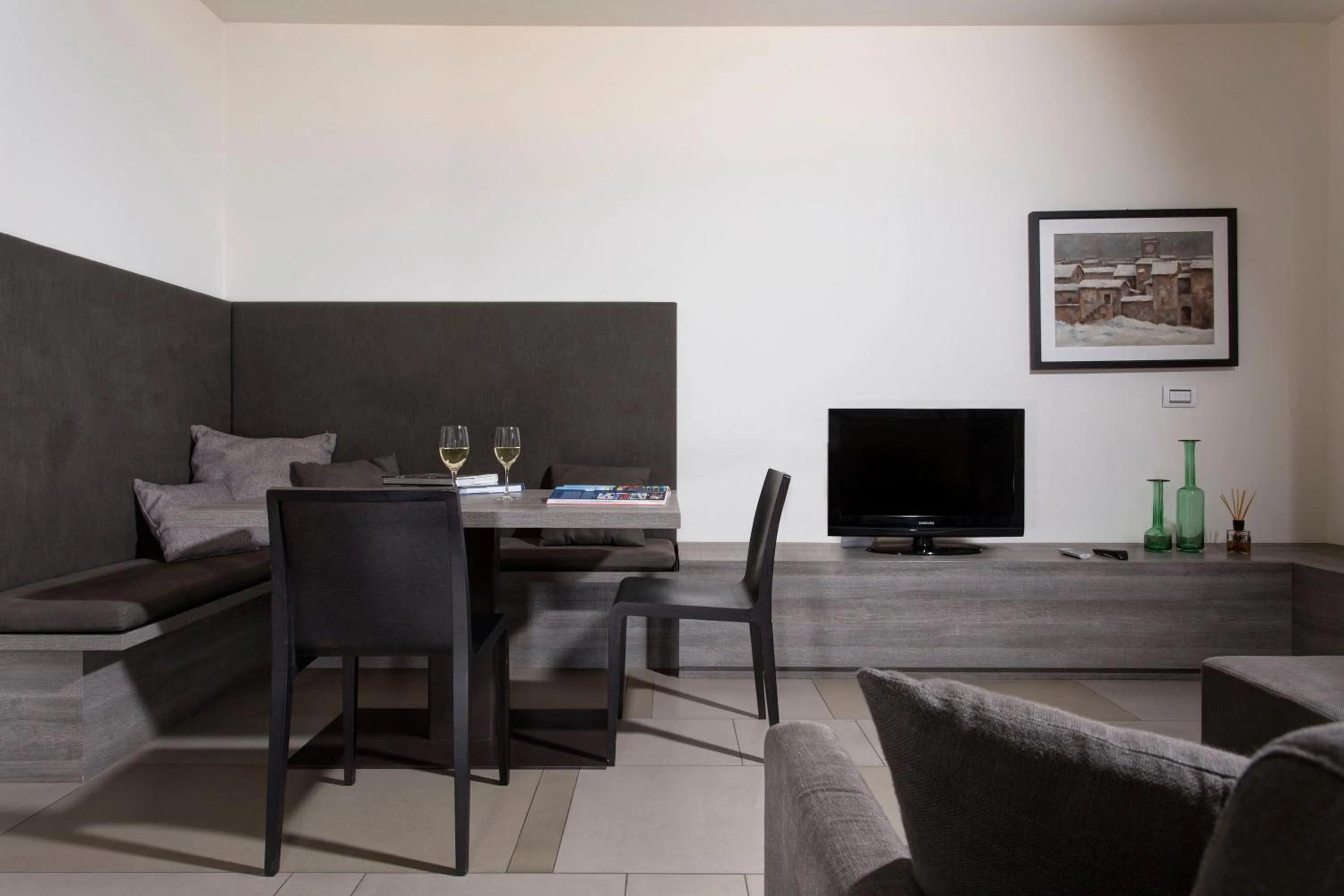 Seating area in Locanda La Gazzella