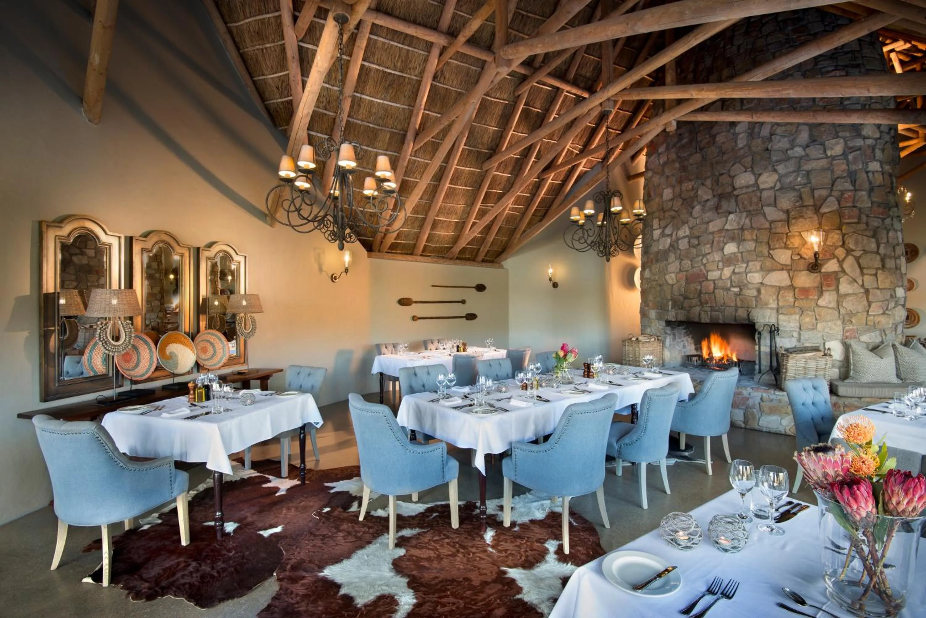 Restaurant/places to eat in Kwandwe Private Game Reserve - Great Fish River Lodge