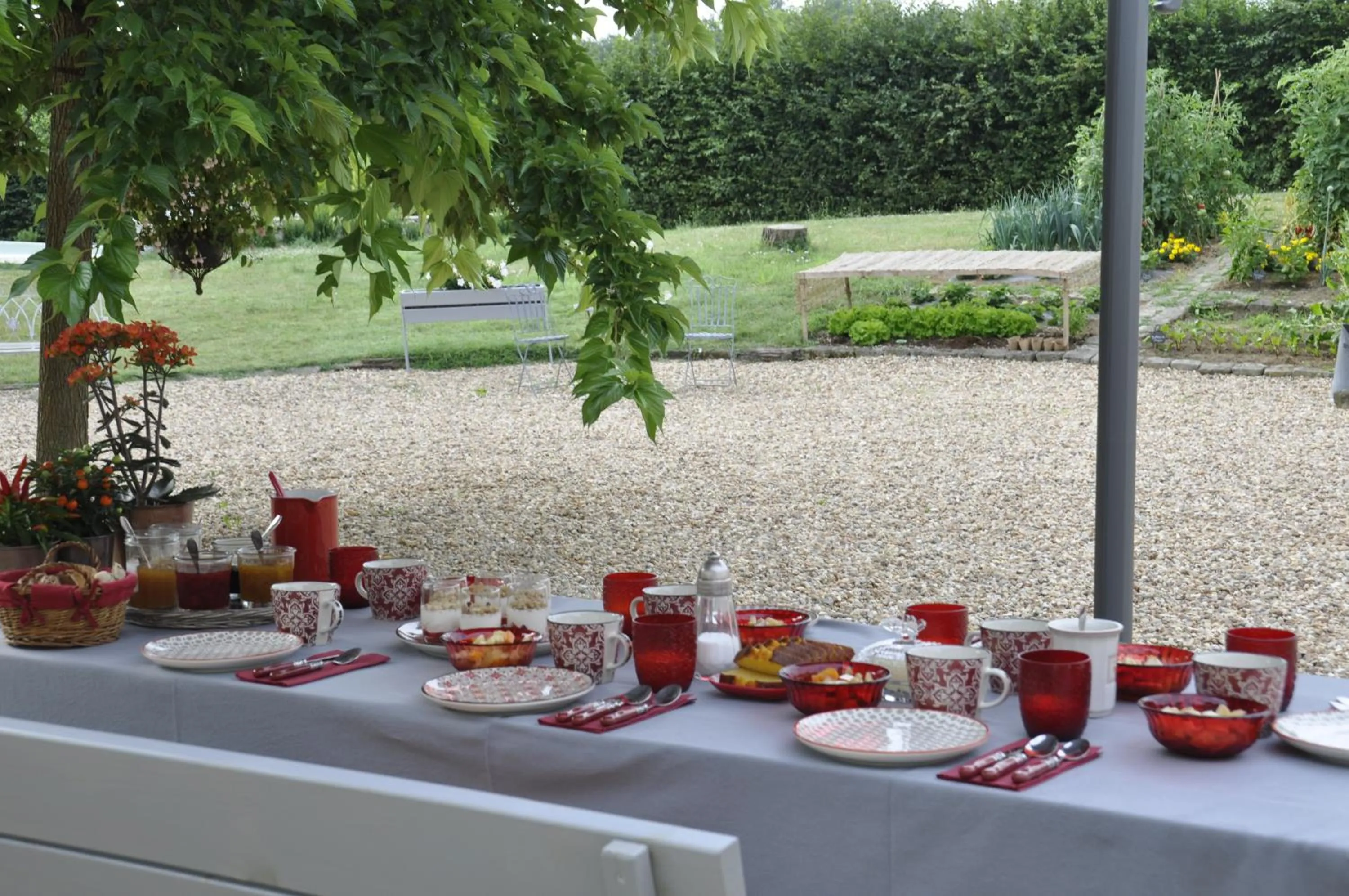 Breakfast in La Ferme Blanche