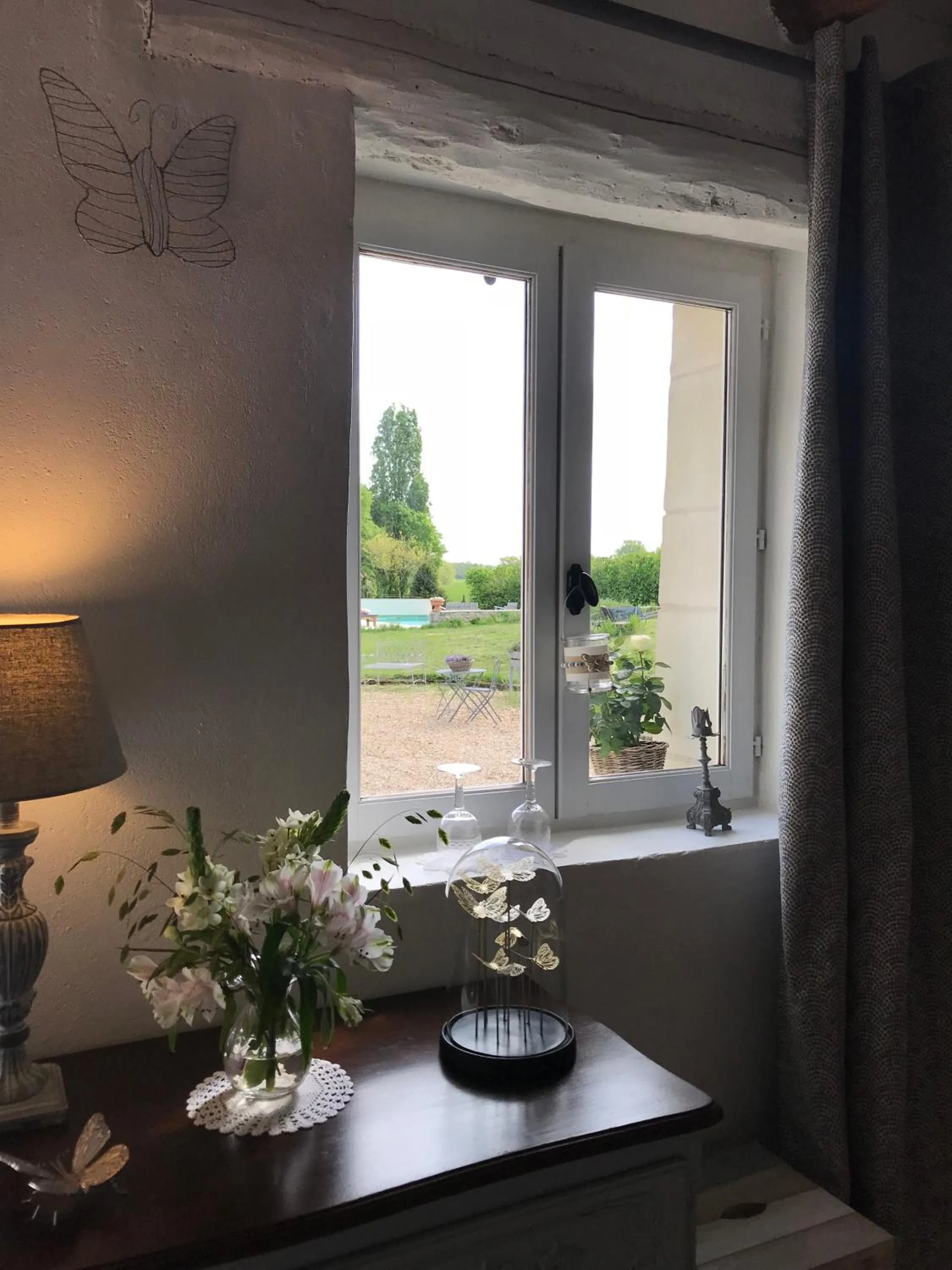 Decorative detail in La Ferme Blanche