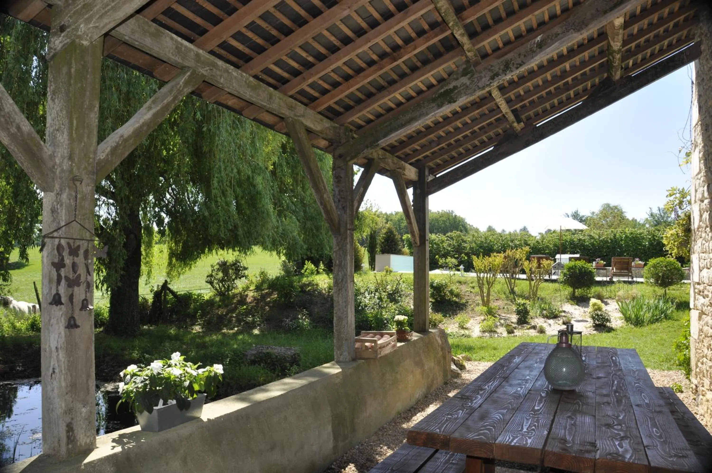 Dining area in La Ferme Blanche