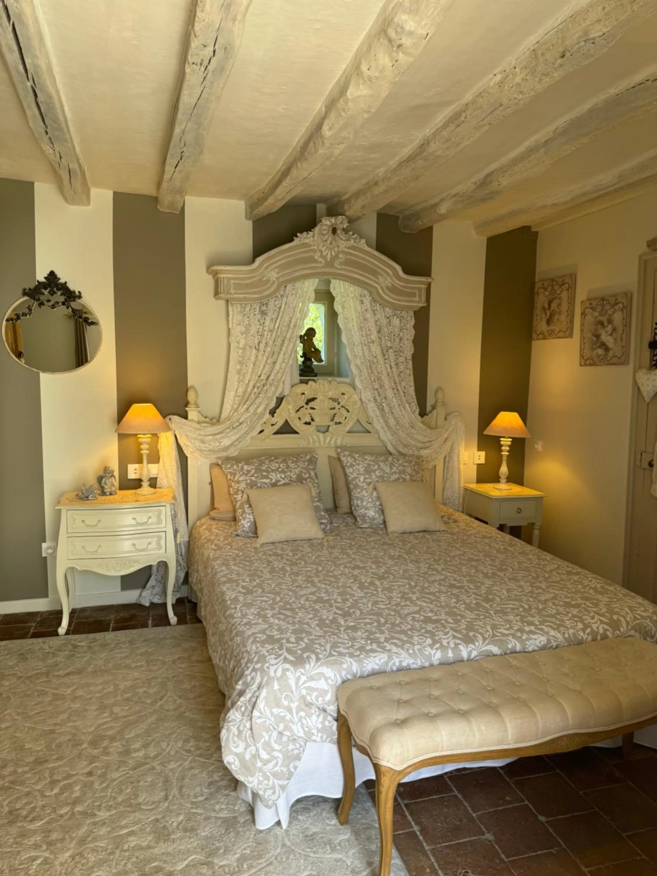 Property building, Bed in La Ferme Blanche