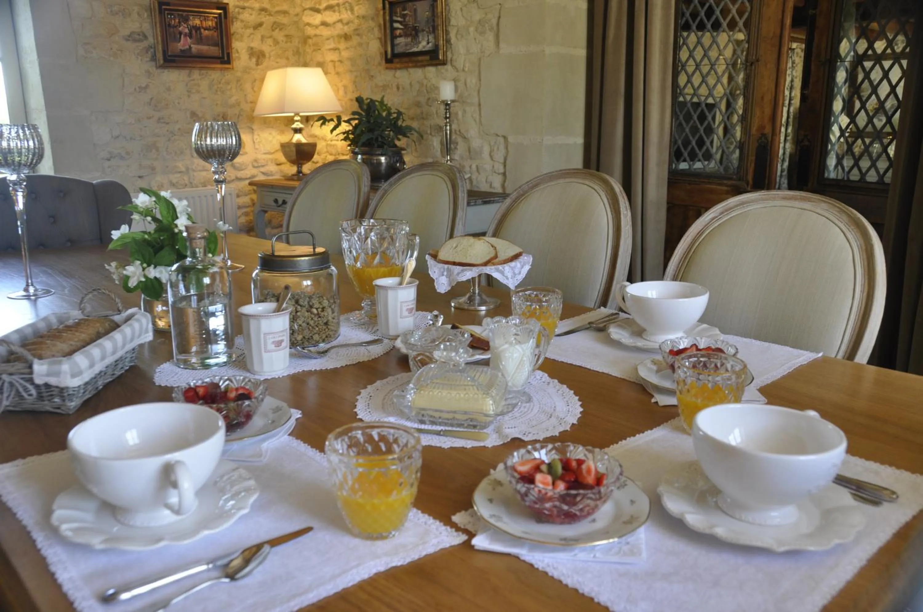 Breakfast in La Ferme Blanche