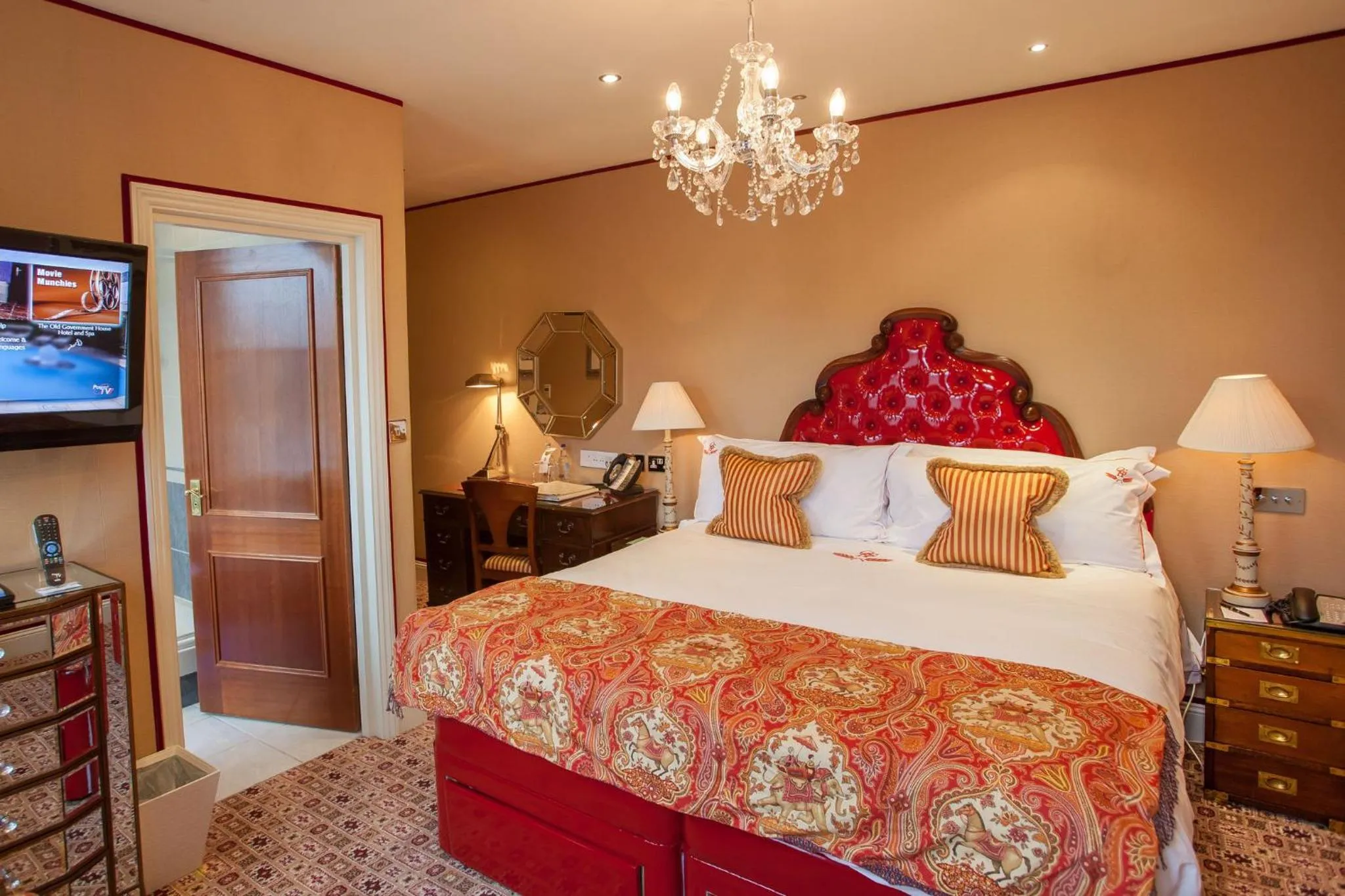 Bedroom, Bed in The Old Government House Hotel & Spa