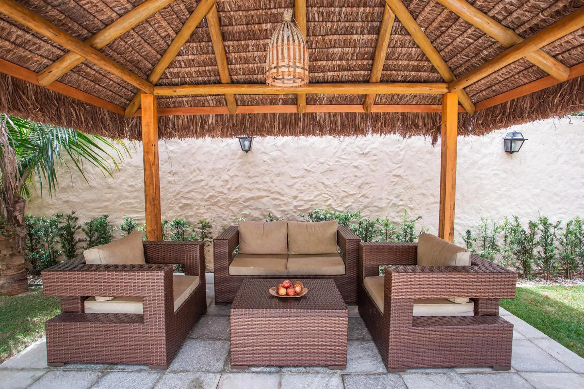 Seating area in Pousada Cavaleiro dos Pireneus