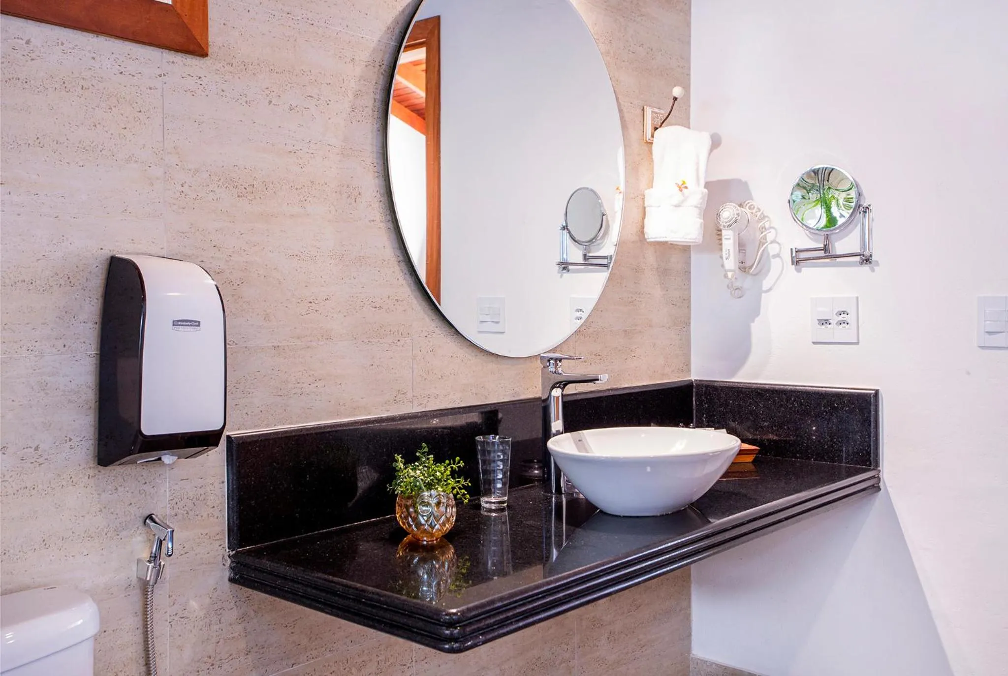 Bathroom in Pousada Cavaleiro dos Pireneus