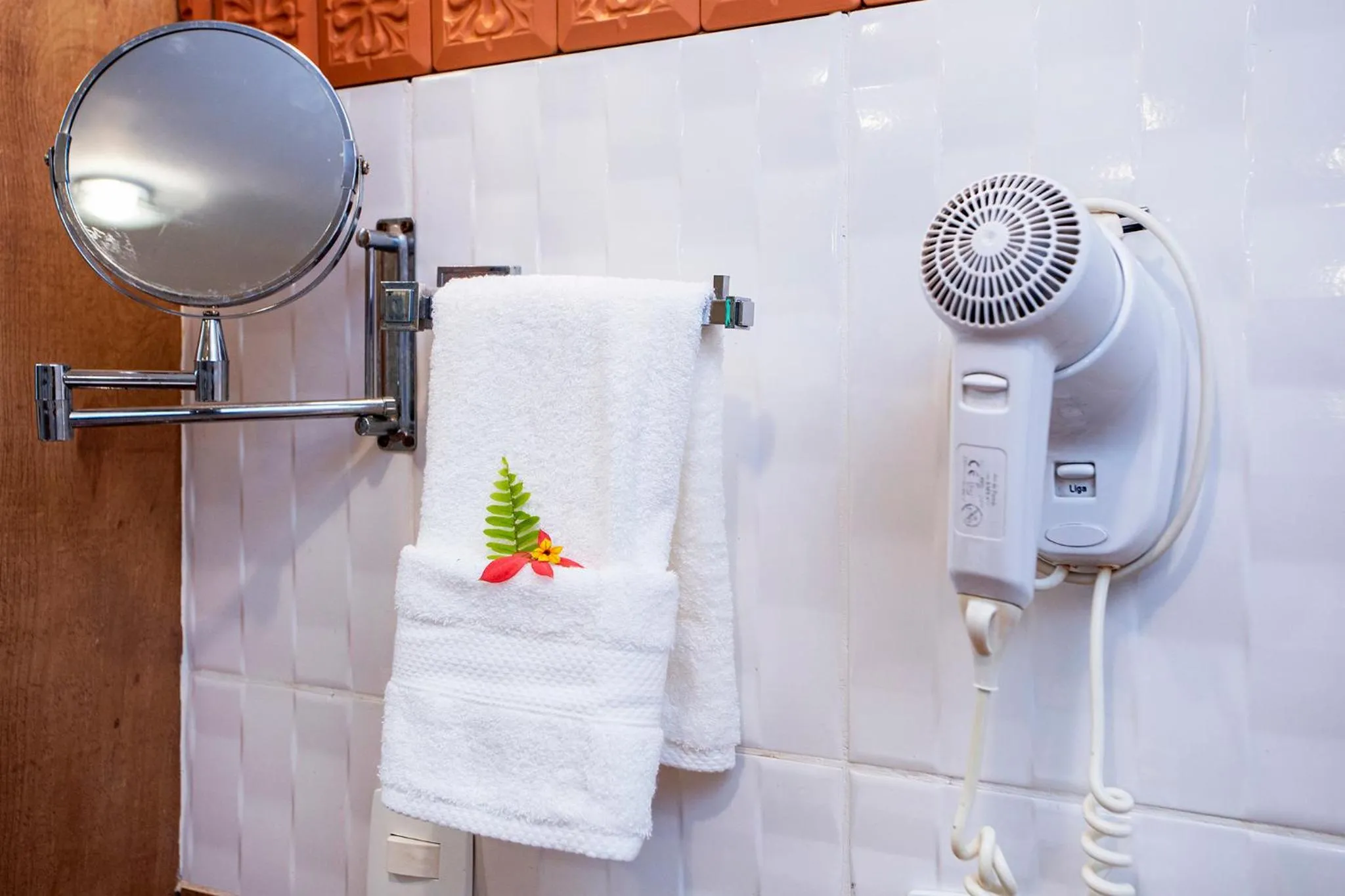 Bathroom in Pousada Cavaleiro dos Pireneus