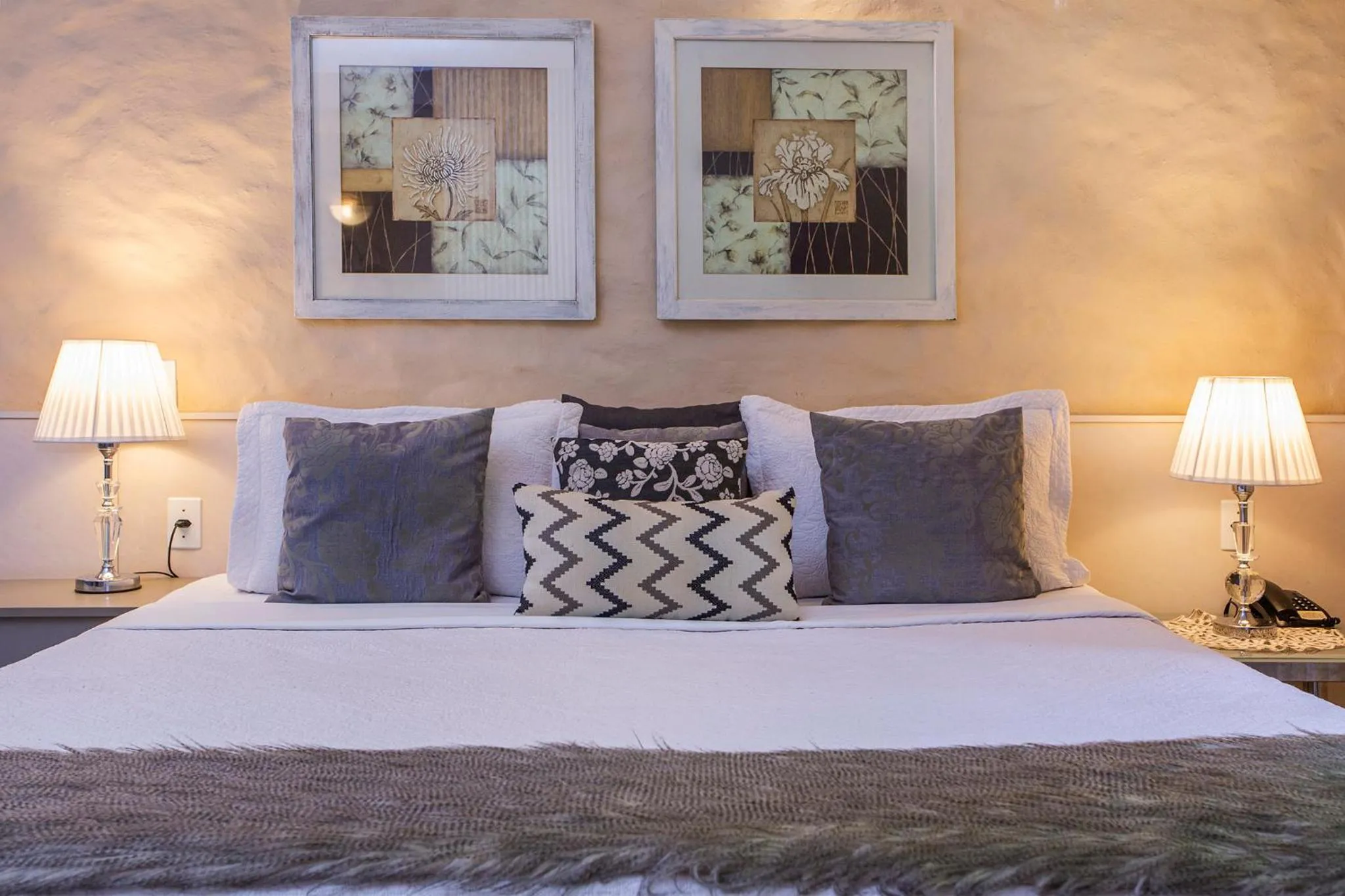 Bed in Pousada Cavaleiro dos Pireneus