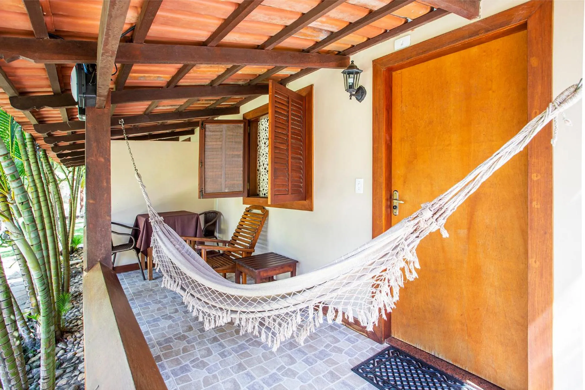Patio in Pousada Cavaleiro dos Pireneus