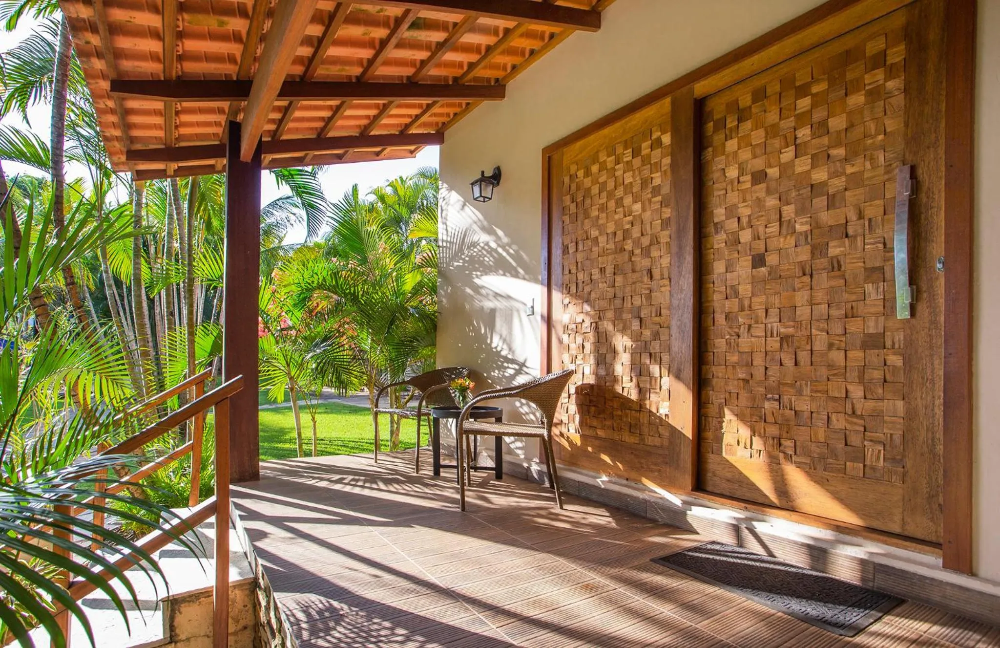 Balcony/Terrace in Pousada Cavaleiro dos Pireneus