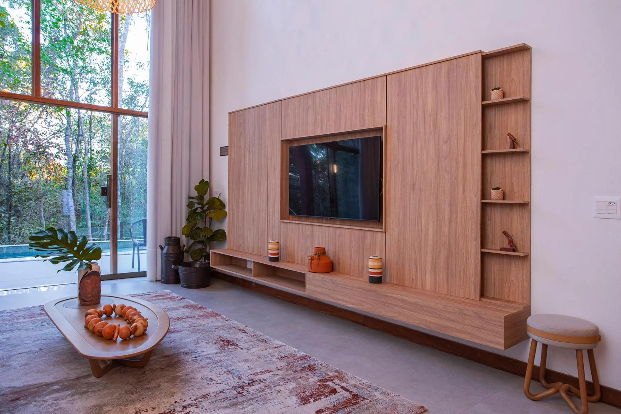 Living room in Pousada Cavaleiro dos Pireneus