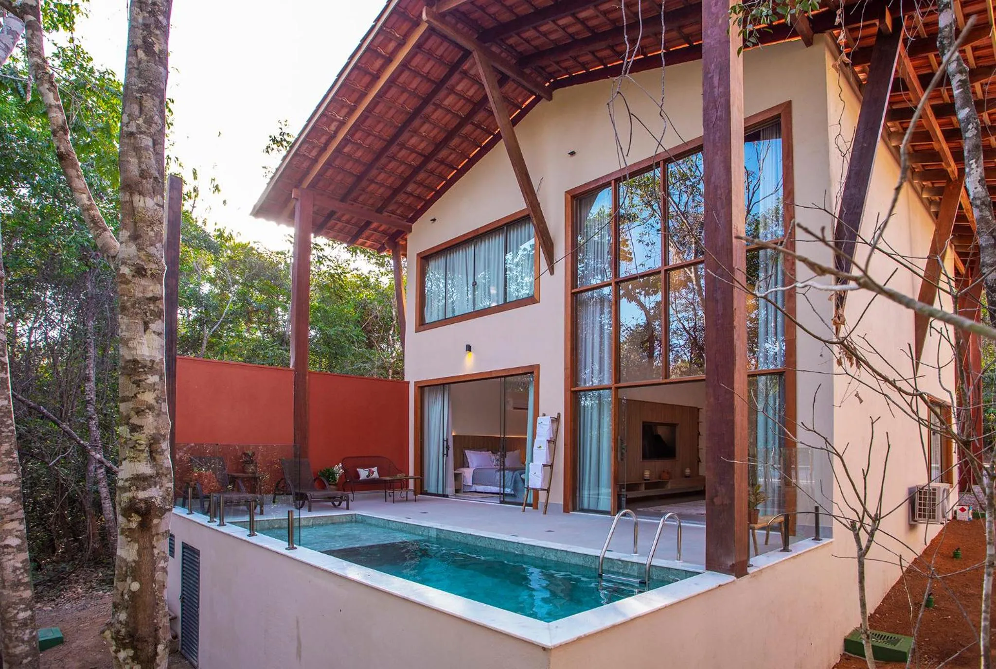 Patio in Pousada Cavaleiro dos Pireneus