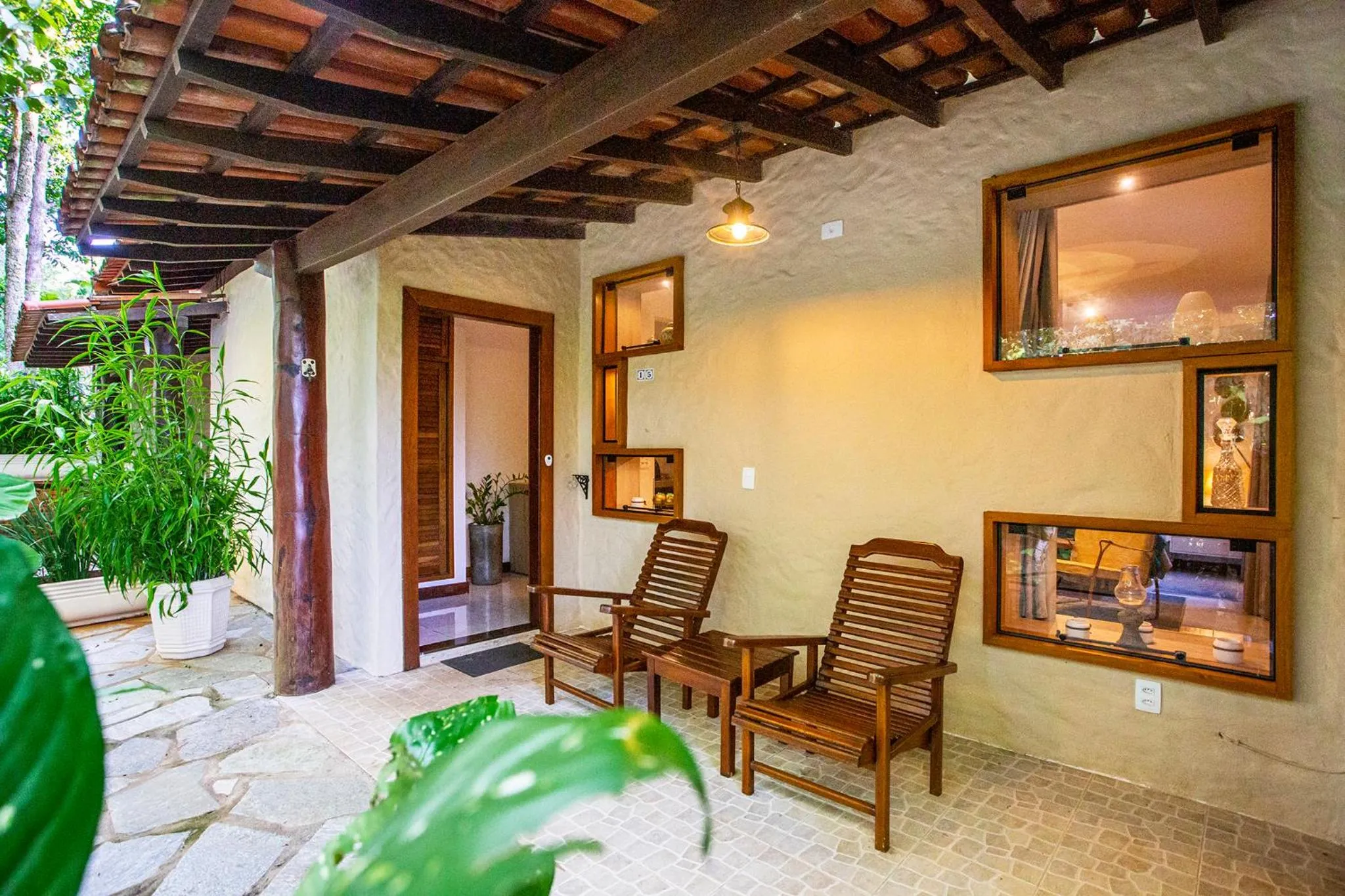Patio in Pousada Cavaleiro dos Pireneus