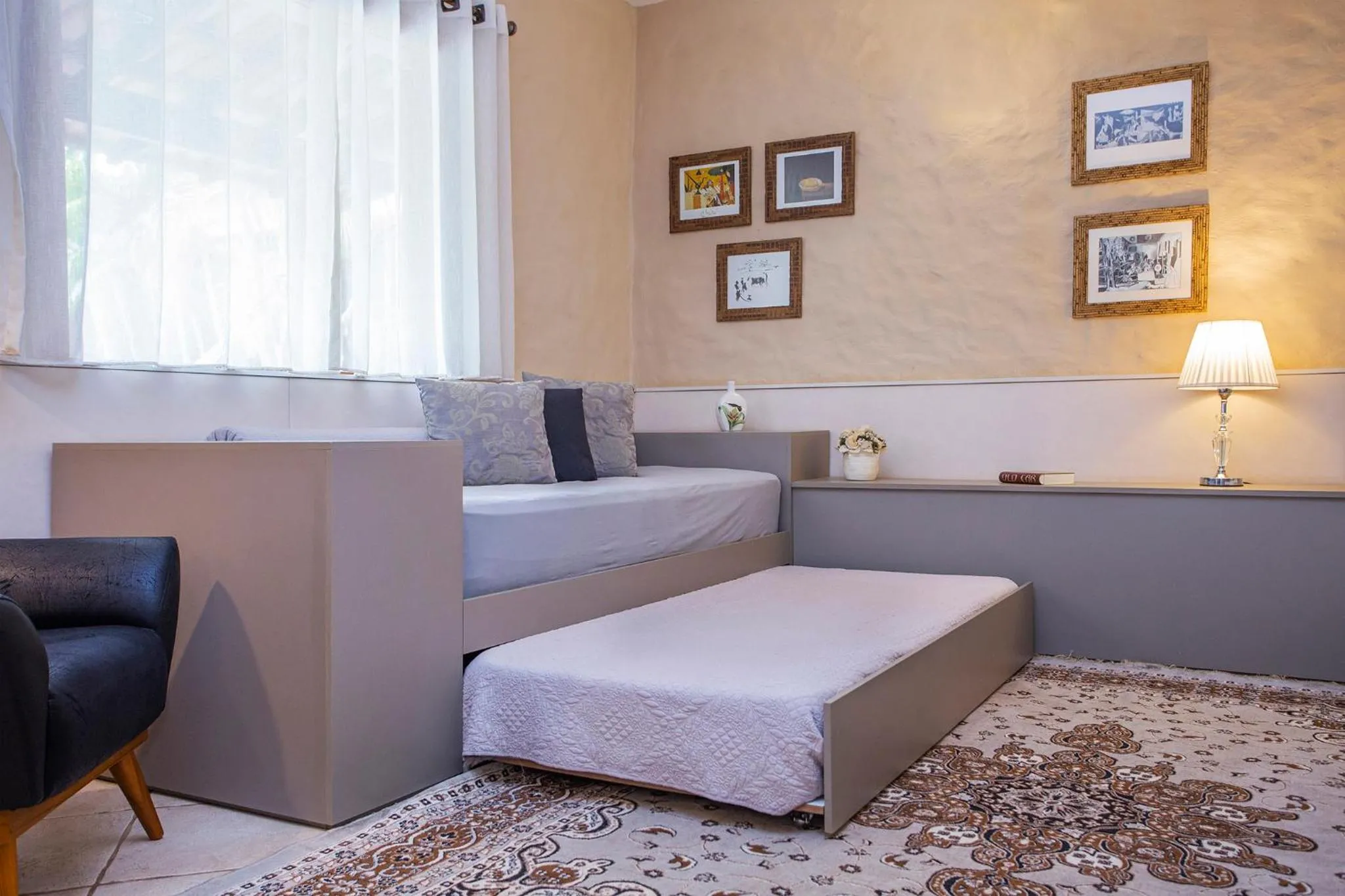 Bed in Pousada Cavaleiro dos Pireneus