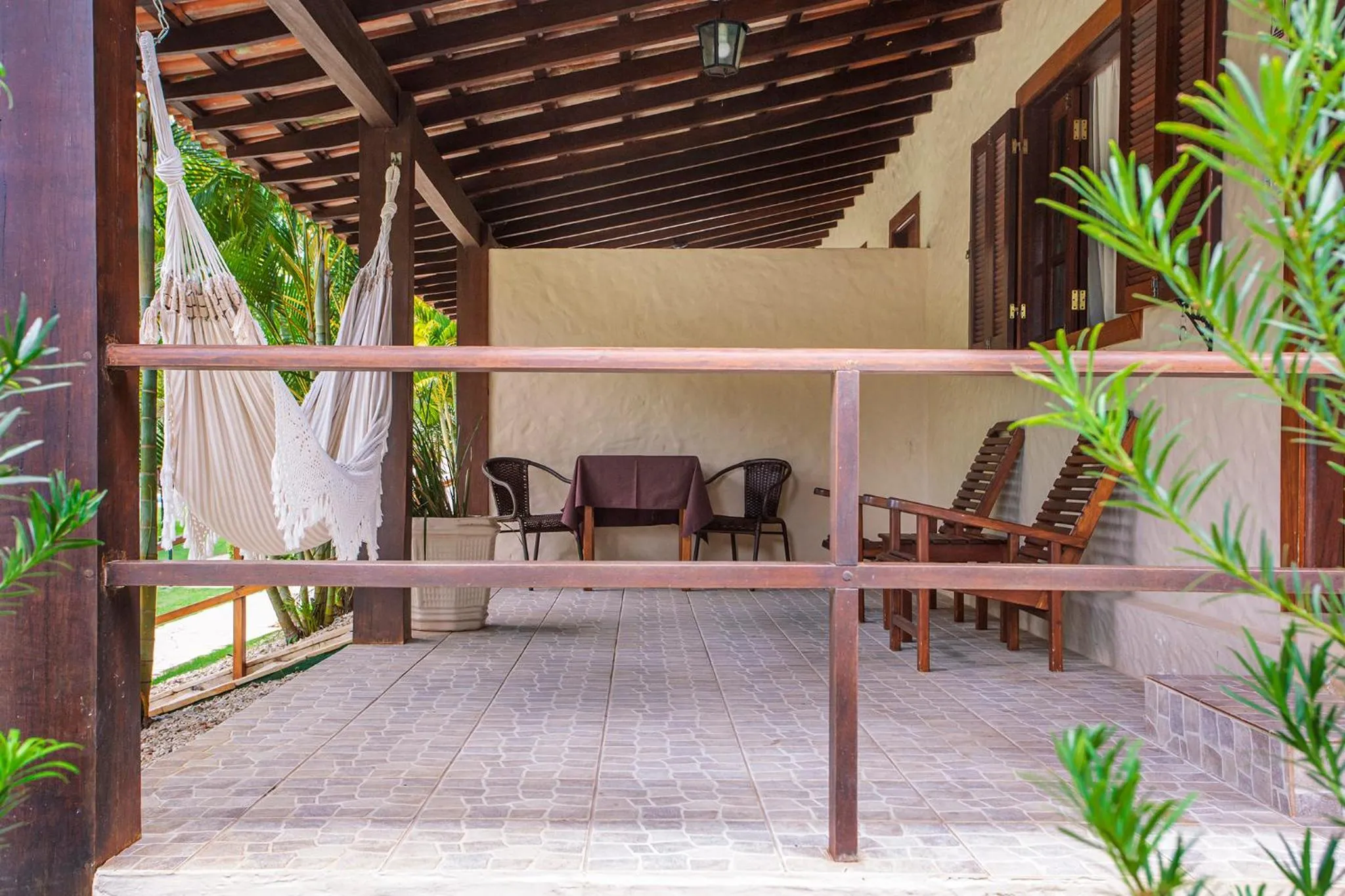 Balcony/Terrace in Pousada Cavaleiro dos Pireneus
