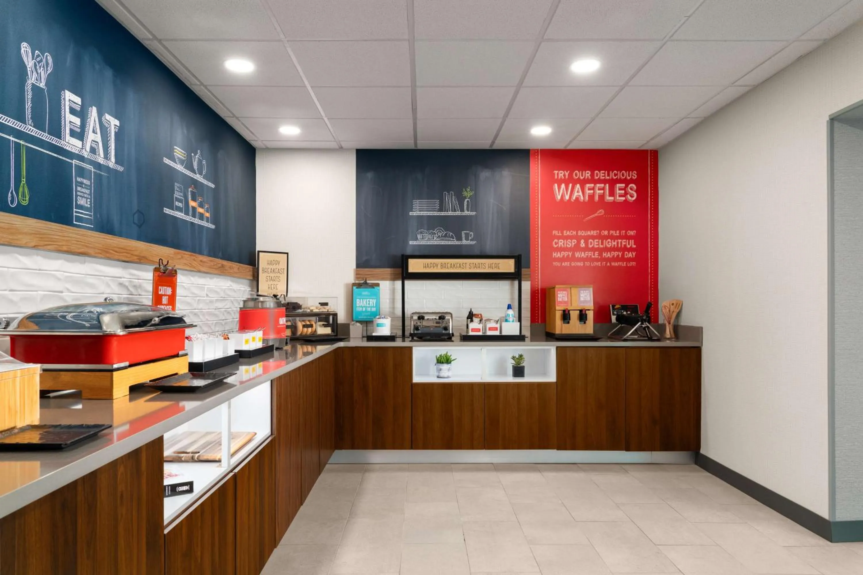 Breakfast in Hampton Inn Sturbridge