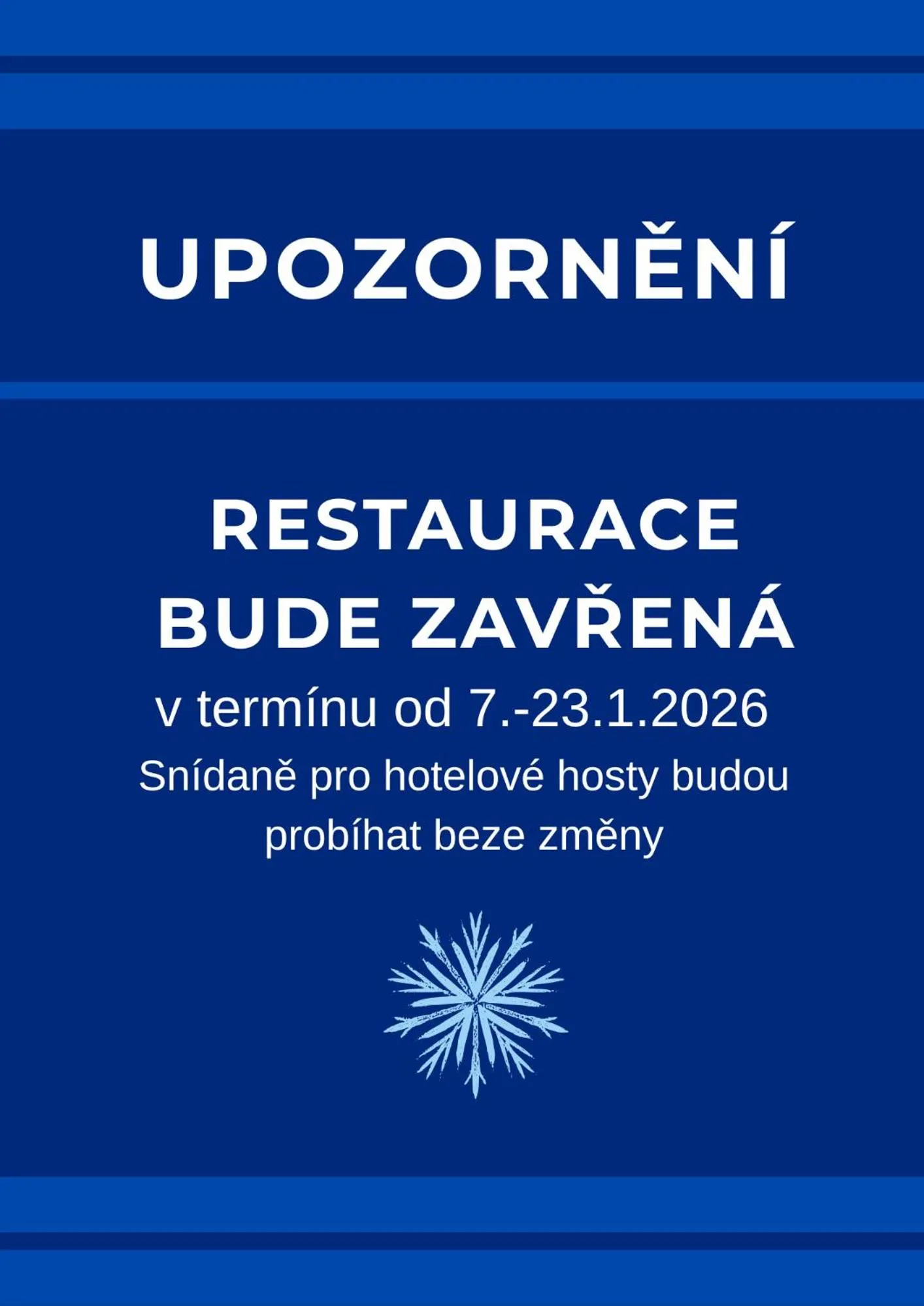 Restaurant/places to eat in Hotel Bohemia Excellent