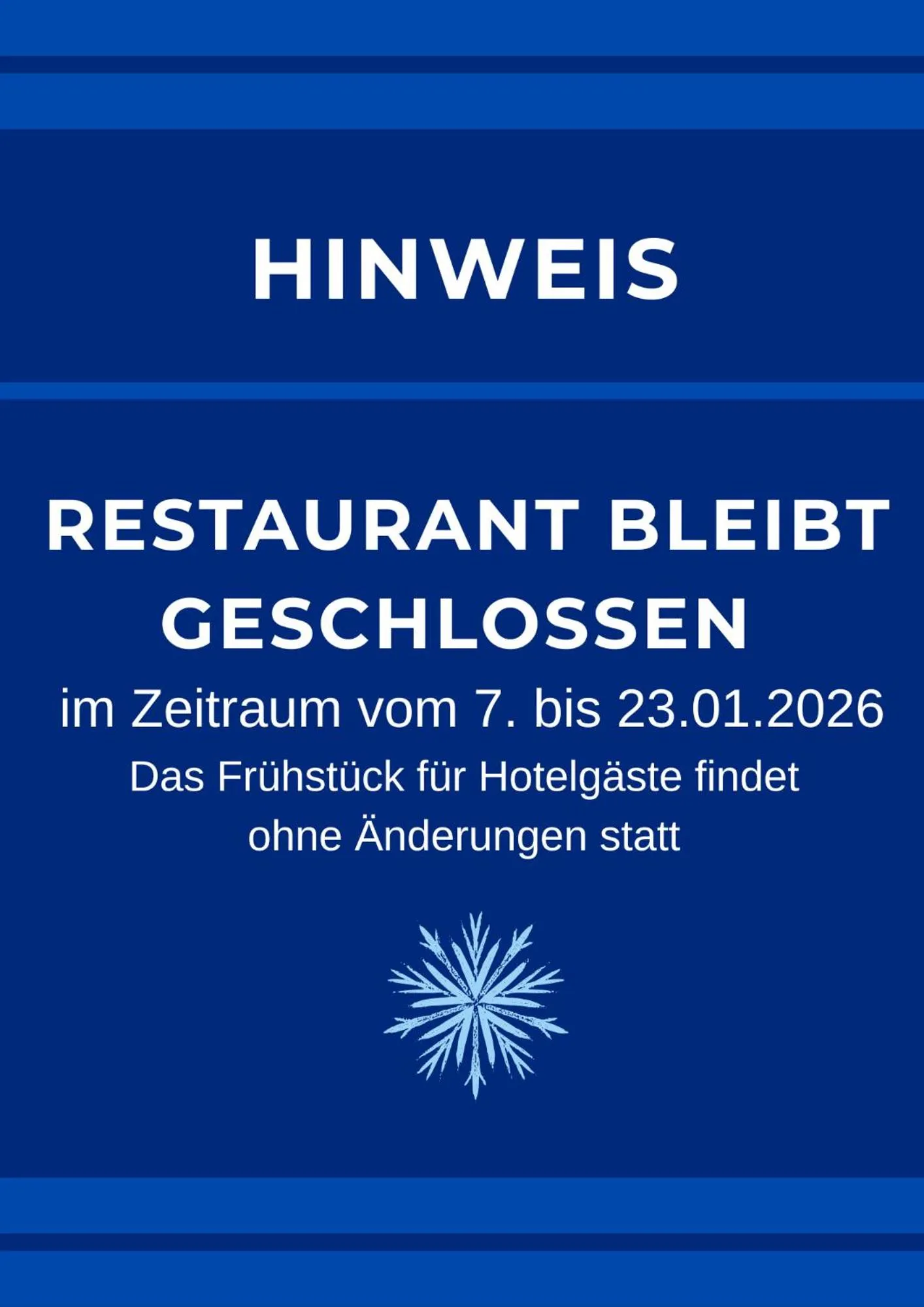 Restaurant/places to eat in Hotel Bohemia Excellent