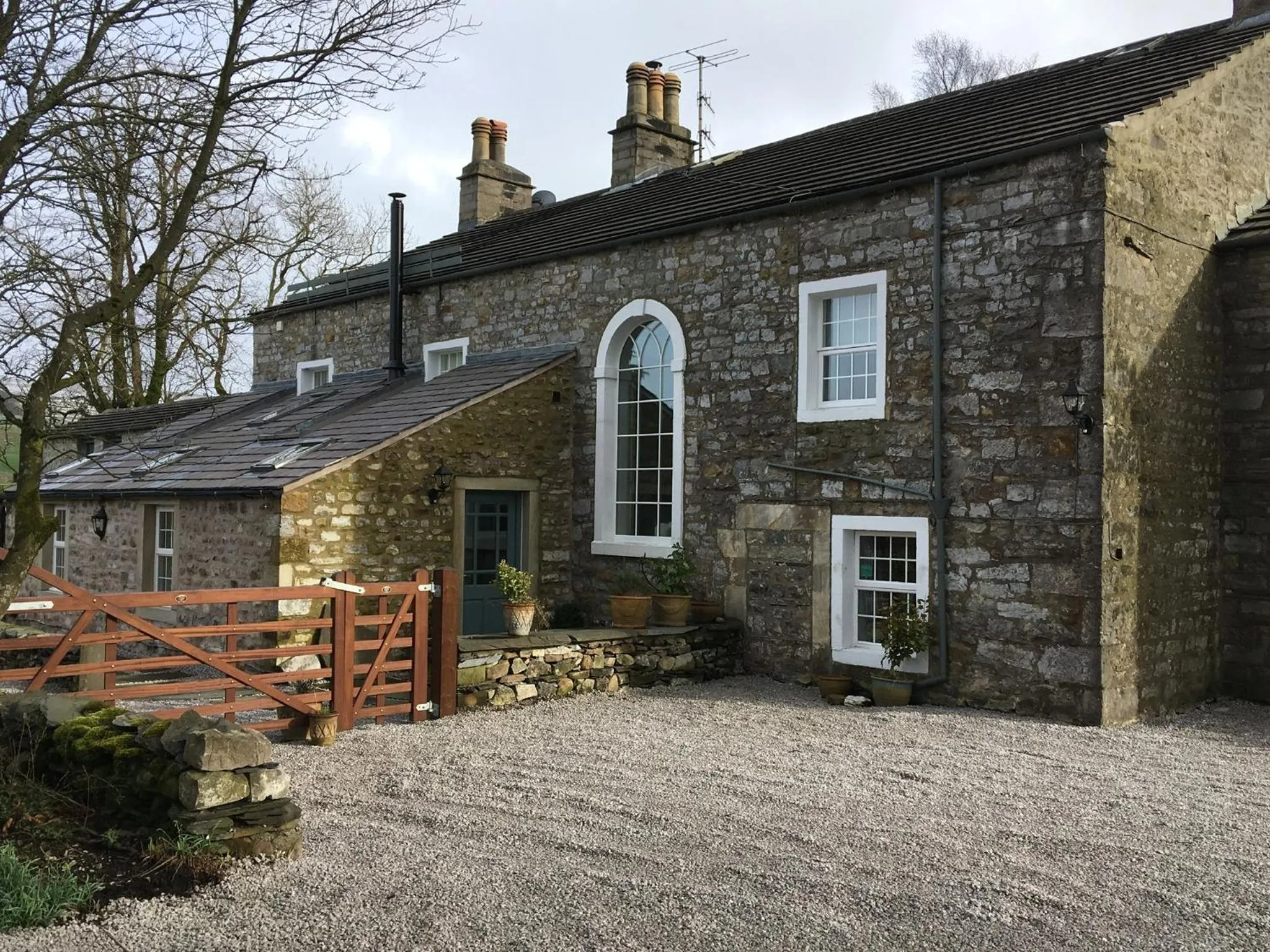 Facade/entrance in The Rowe House