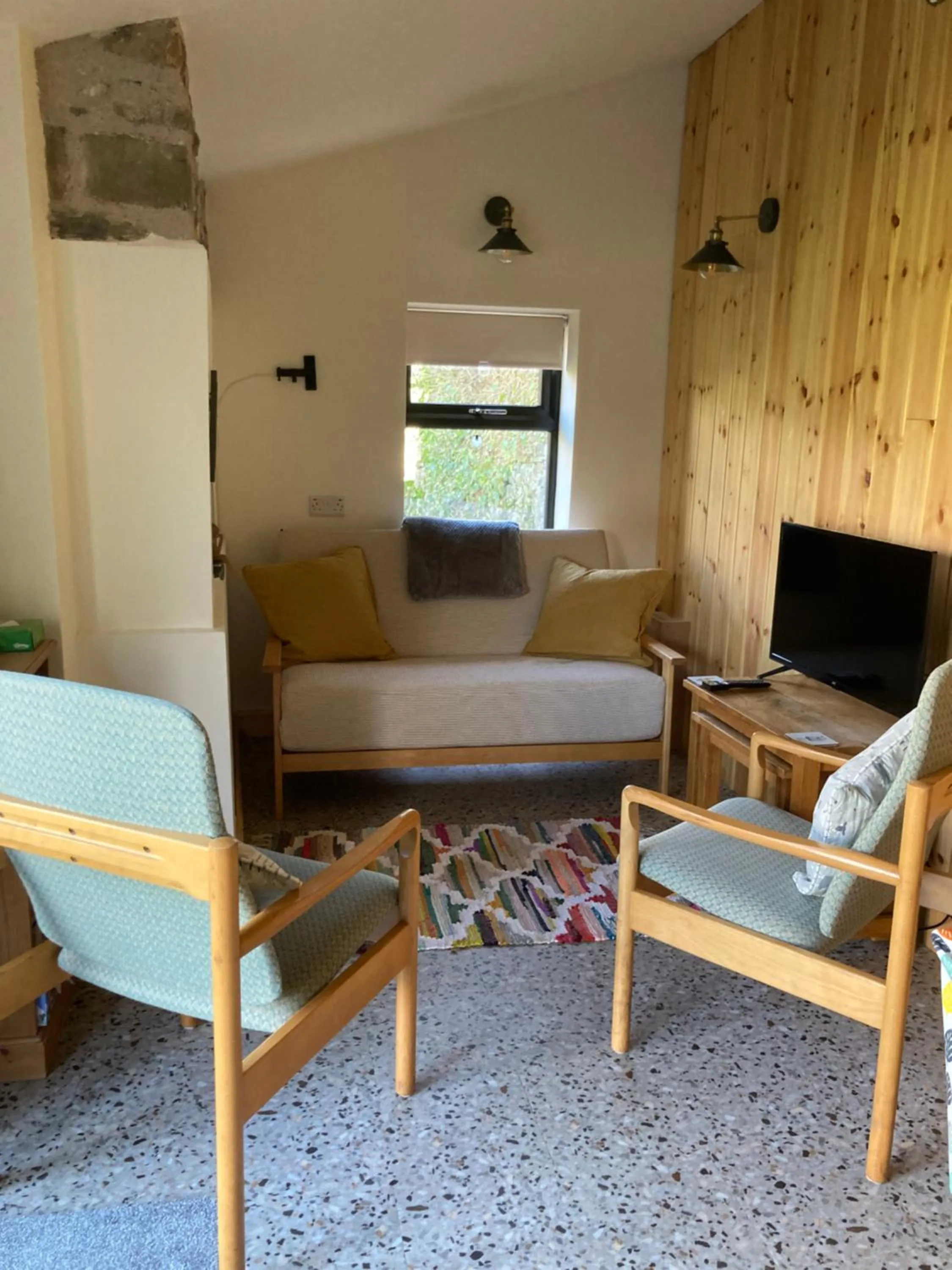 Living room in The Rowe House