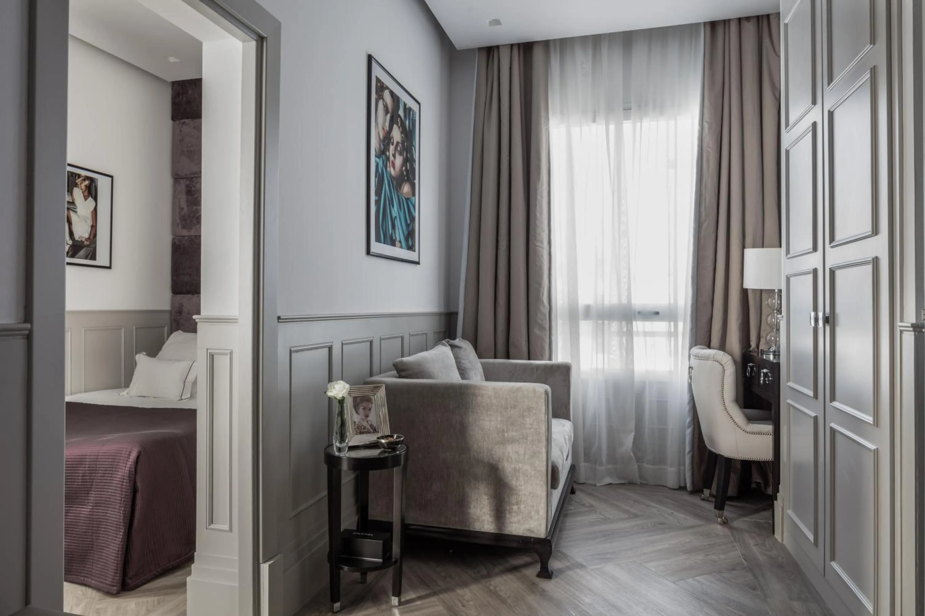 Bedroom, Bed in Hotel MiM Ibiza & Spa - Adults Only