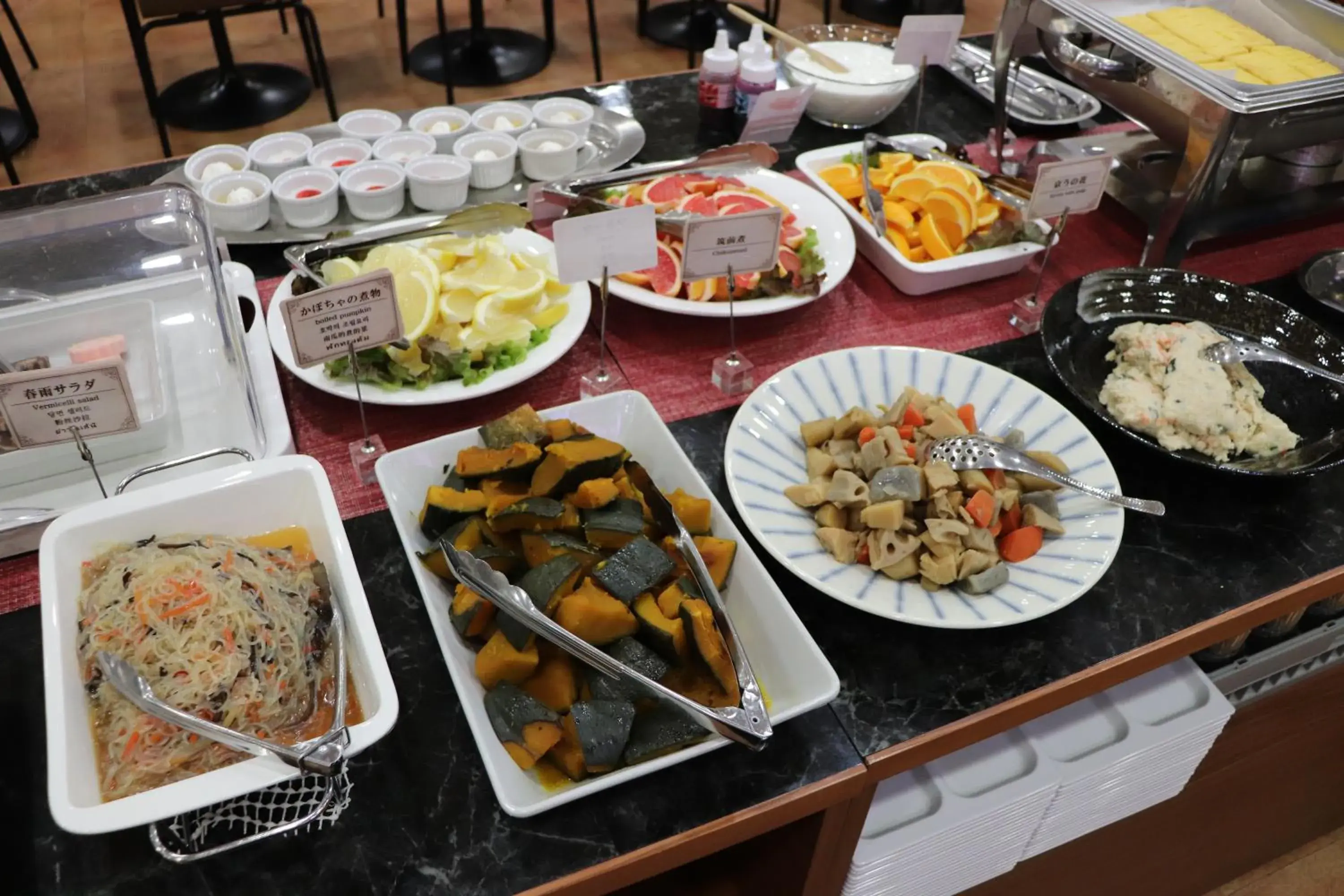 Buffet breakfast in Hotel Raffinato Sapporo Buffet breakfast in Hotel Raffinato Sapporo