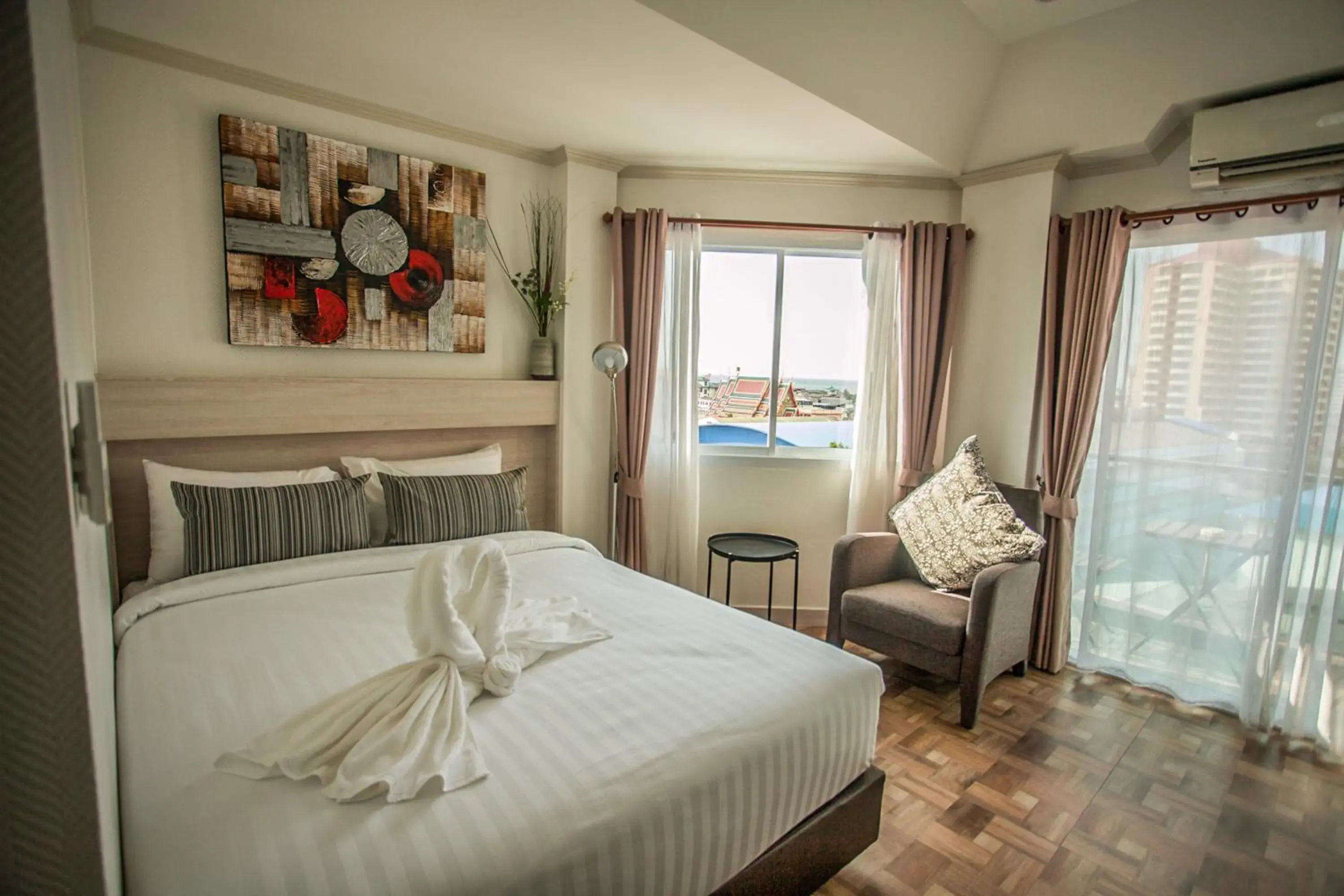 Living room, Bed in City View Residence Living room, Bed in City View Residence