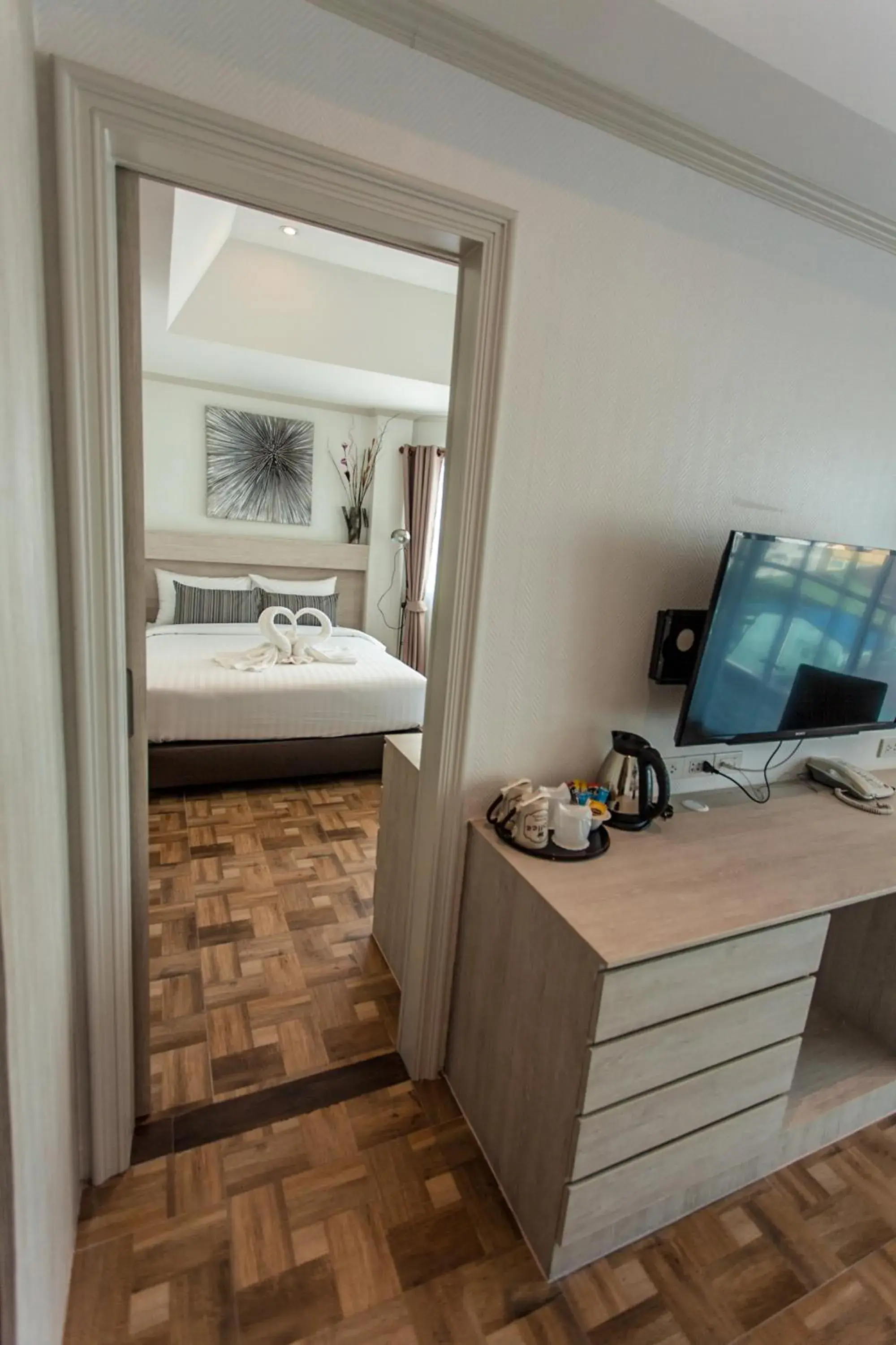 Living room, Bed in City View Residence Living room, Bed in City View Residence