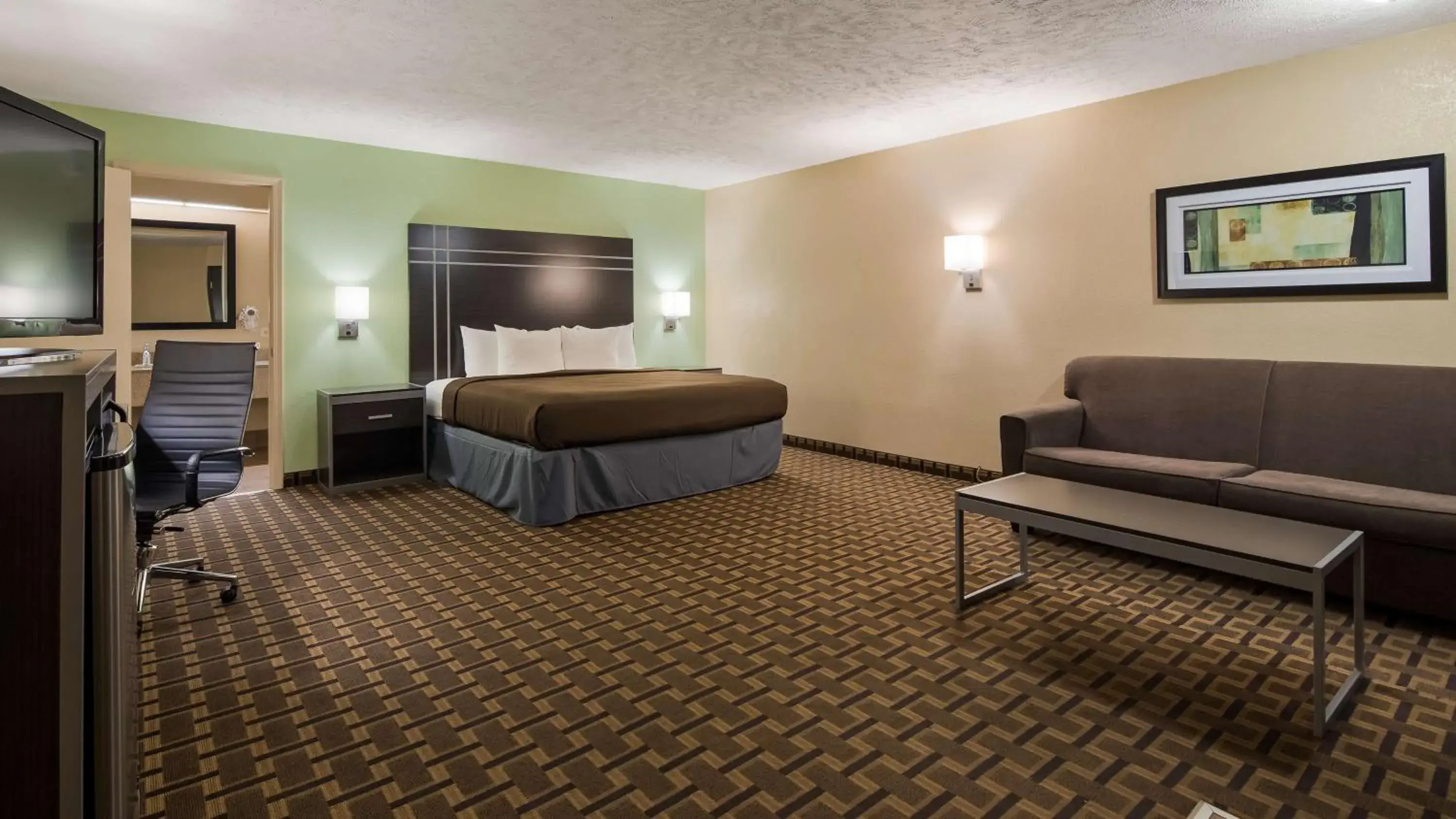 Bed in Best Western Coachlight Bed in Best Western Coachlight