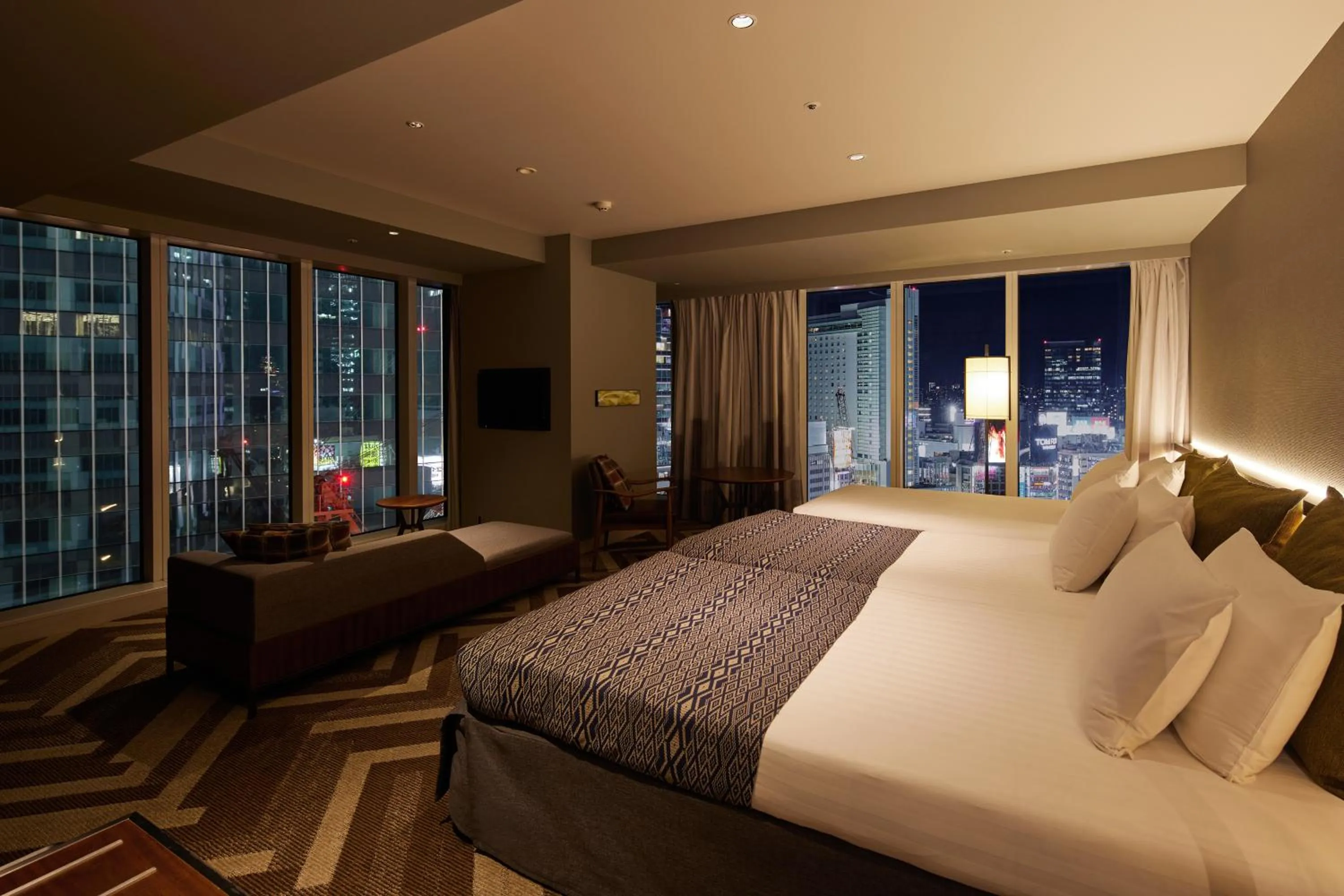 Bedroom, Bed in SHIBUYA STREAM HOTEL formerly Shibuya Stream Excel Hotel Tokyu