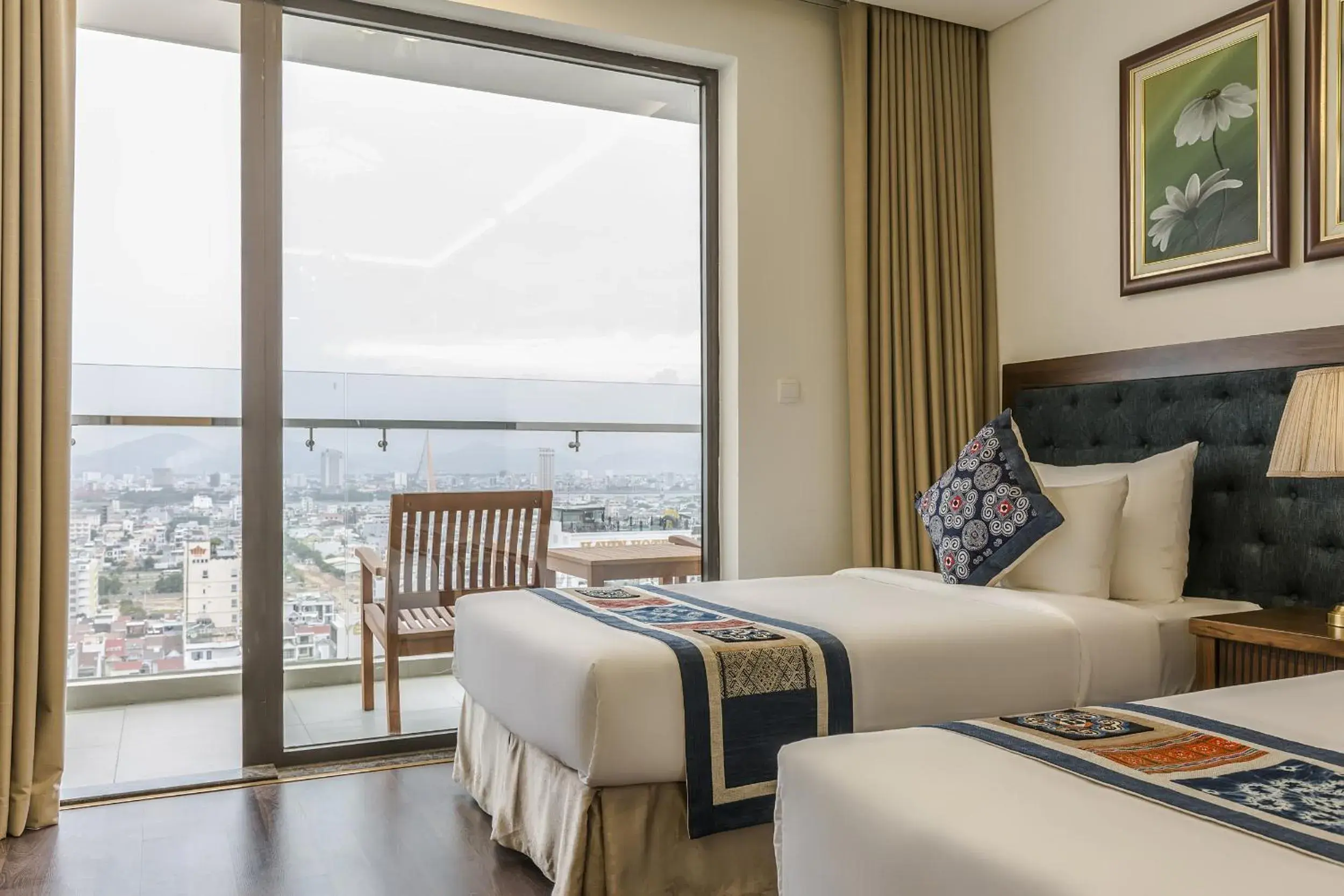 View (from property/room), Bed in Balcona Hotel Da Nang View (from property/room), Bed in Balcona Hotel Da Nang