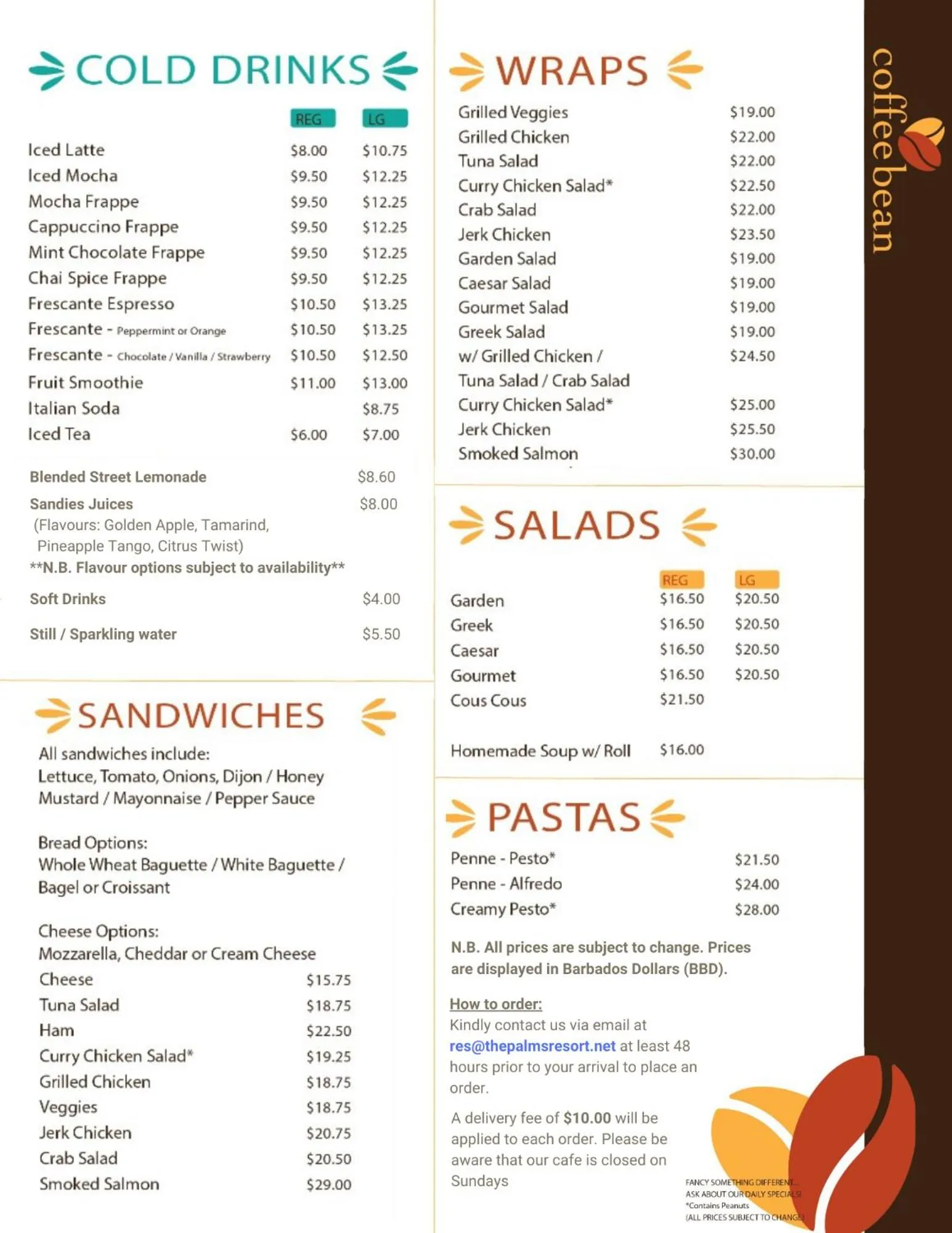 Food in The Palms Resort