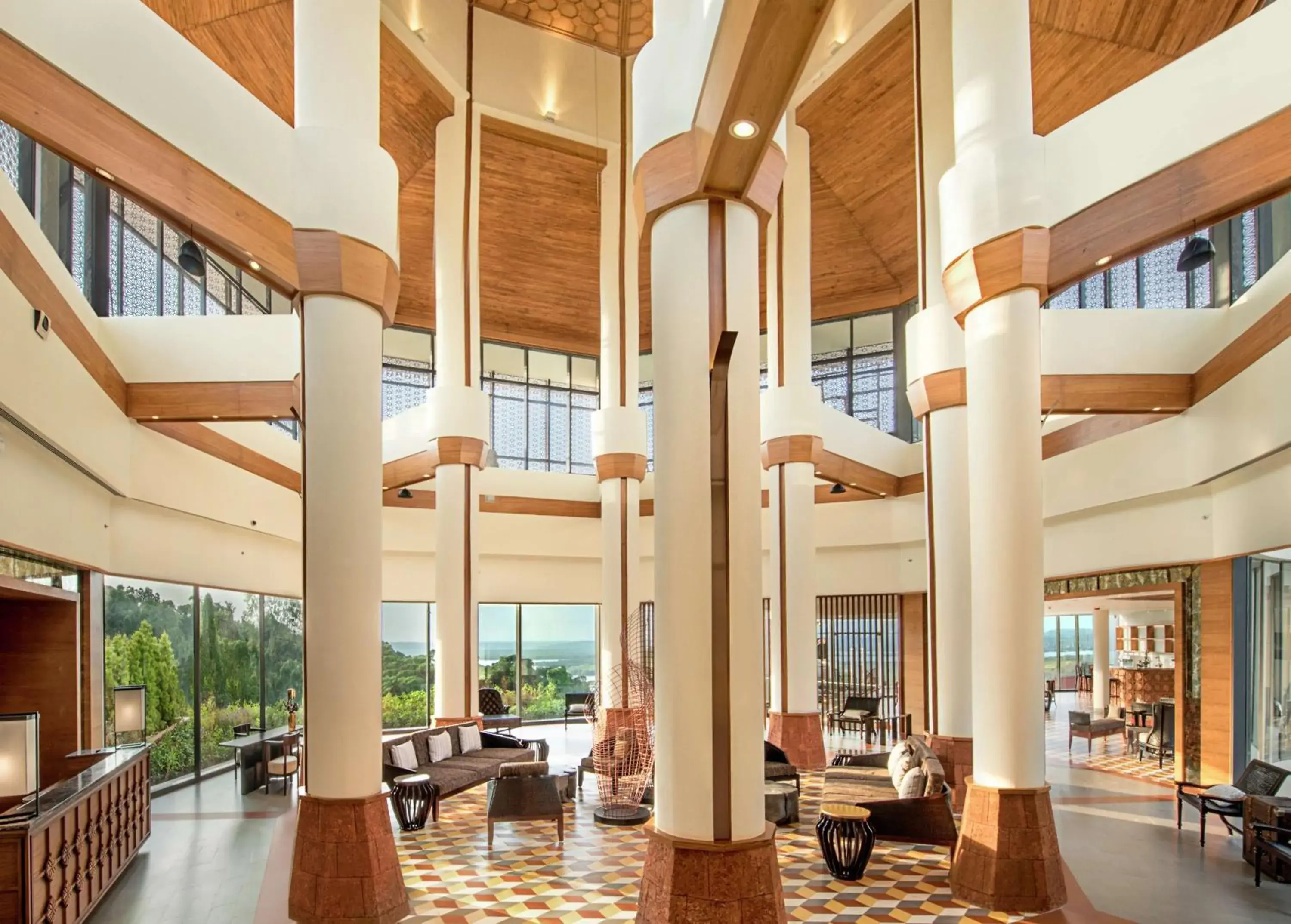 Lobby or reception in DoubleTree by Hilton Goa - Panaji Lobby or reception in DoubleTree by Hilton Goa - Panaji
