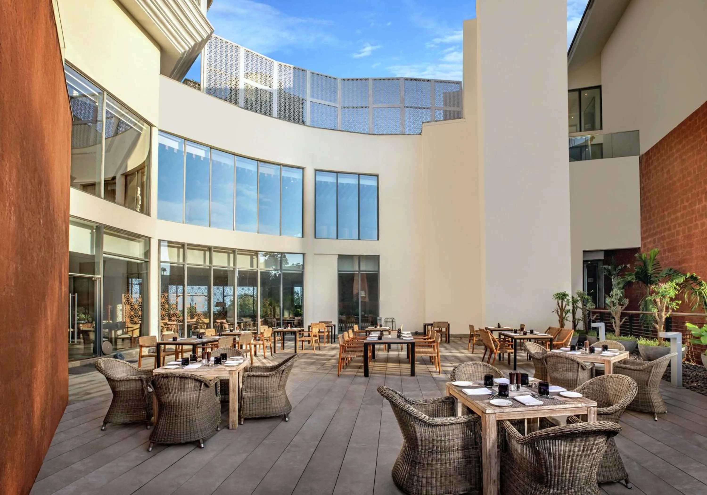 Patio in DoubleTree by Hilton Goa - Panaji