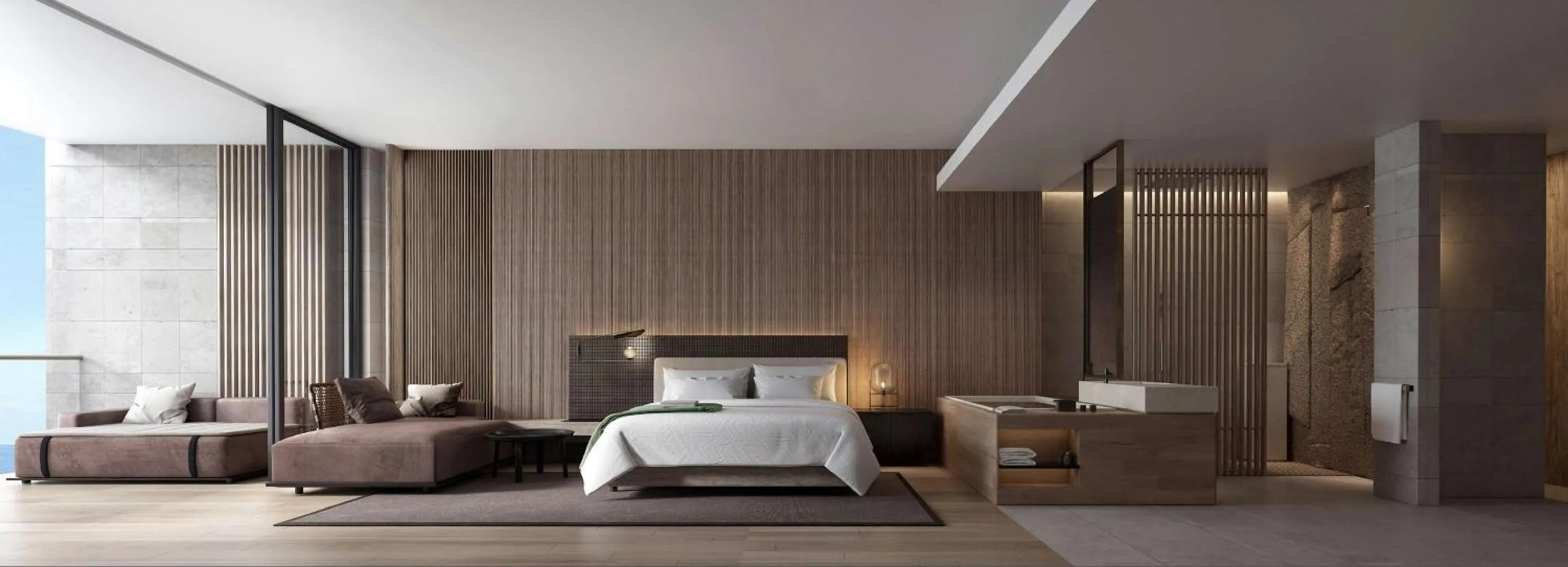Living room, Bed in Doubletree Resort By Hilton Hainan - Xinglong Lakeside