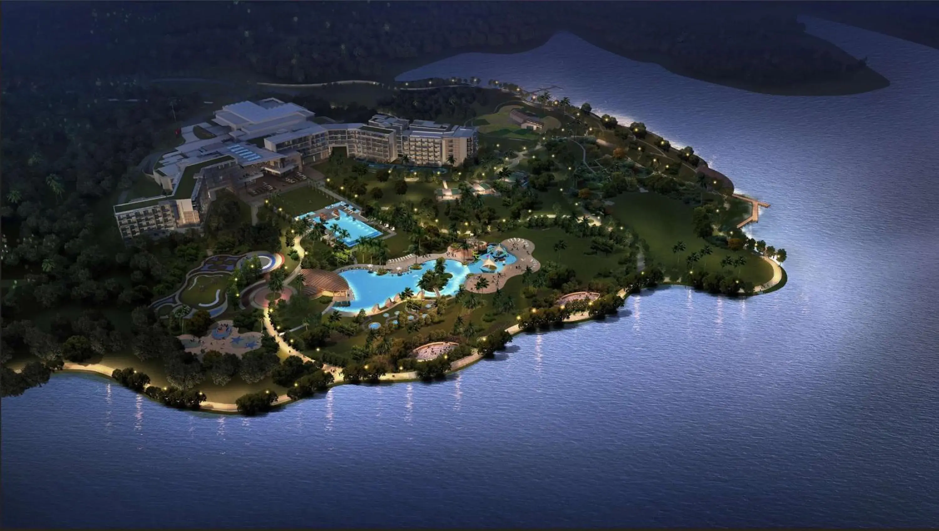 Property building in Doubletree Resort By Hilton Hainan - Xinglong Lakeside Property building in Doubletree Resort By Hilton Hainan - Xinglong Lakeside