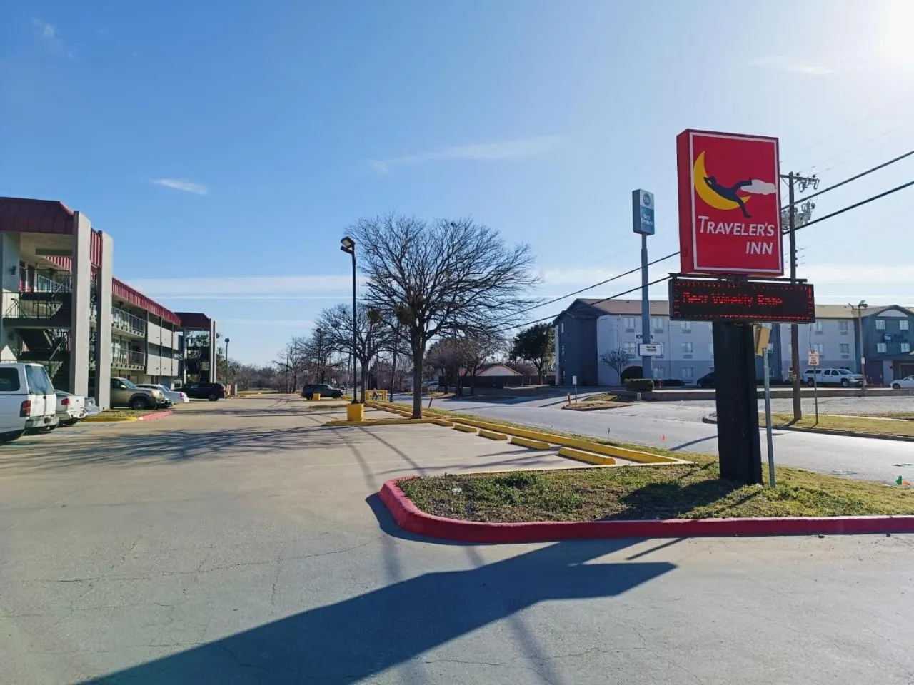 Facade/entrance in Travelers inn by OYO Wichita Falls
