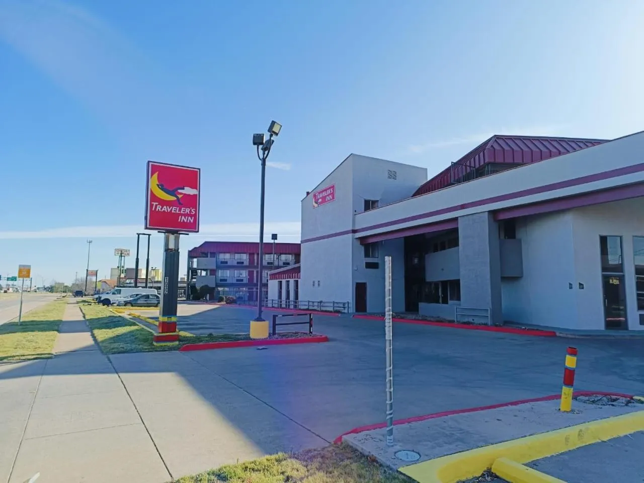 Facade/entrance in Travelers inn by OYO Wichita Falls