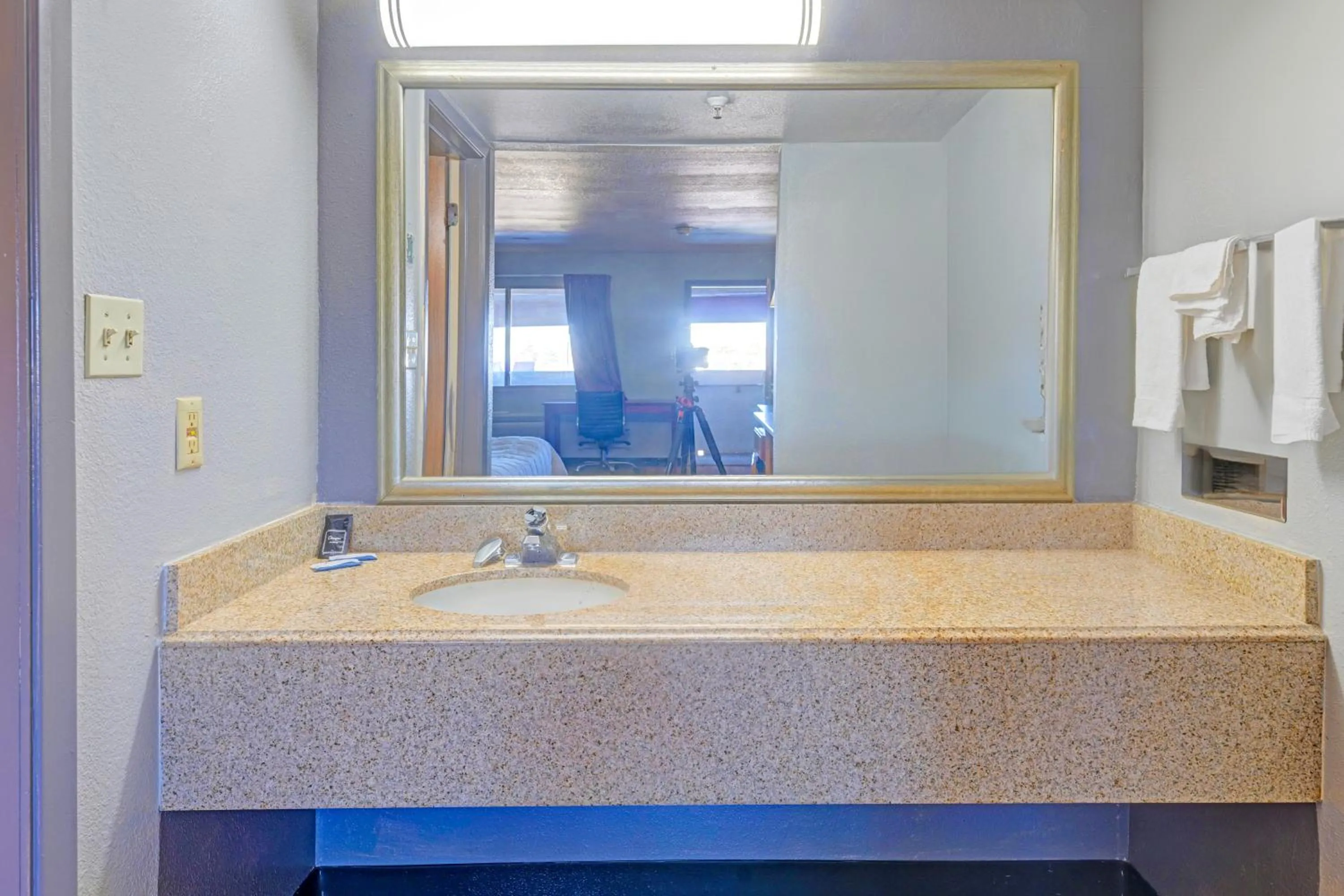 Bathroom in Travelers inn by OYO Wichita Falls