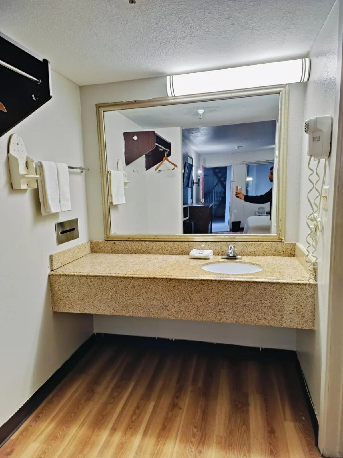 Bathroom in Travelers inn by OYO Wichita Falls